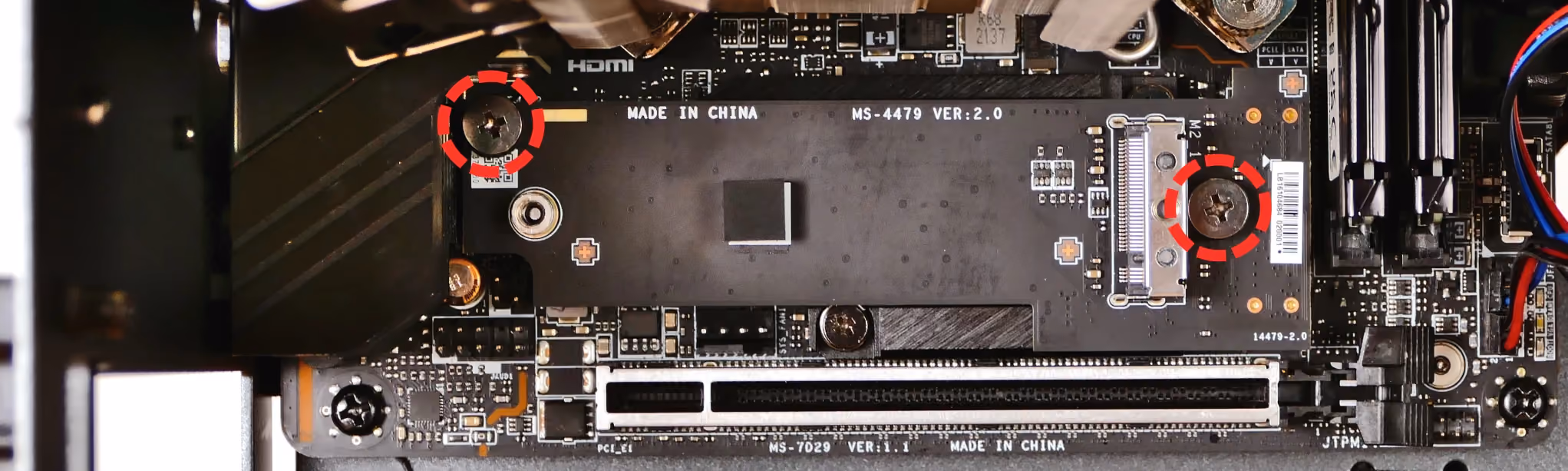 M.2 switch screws