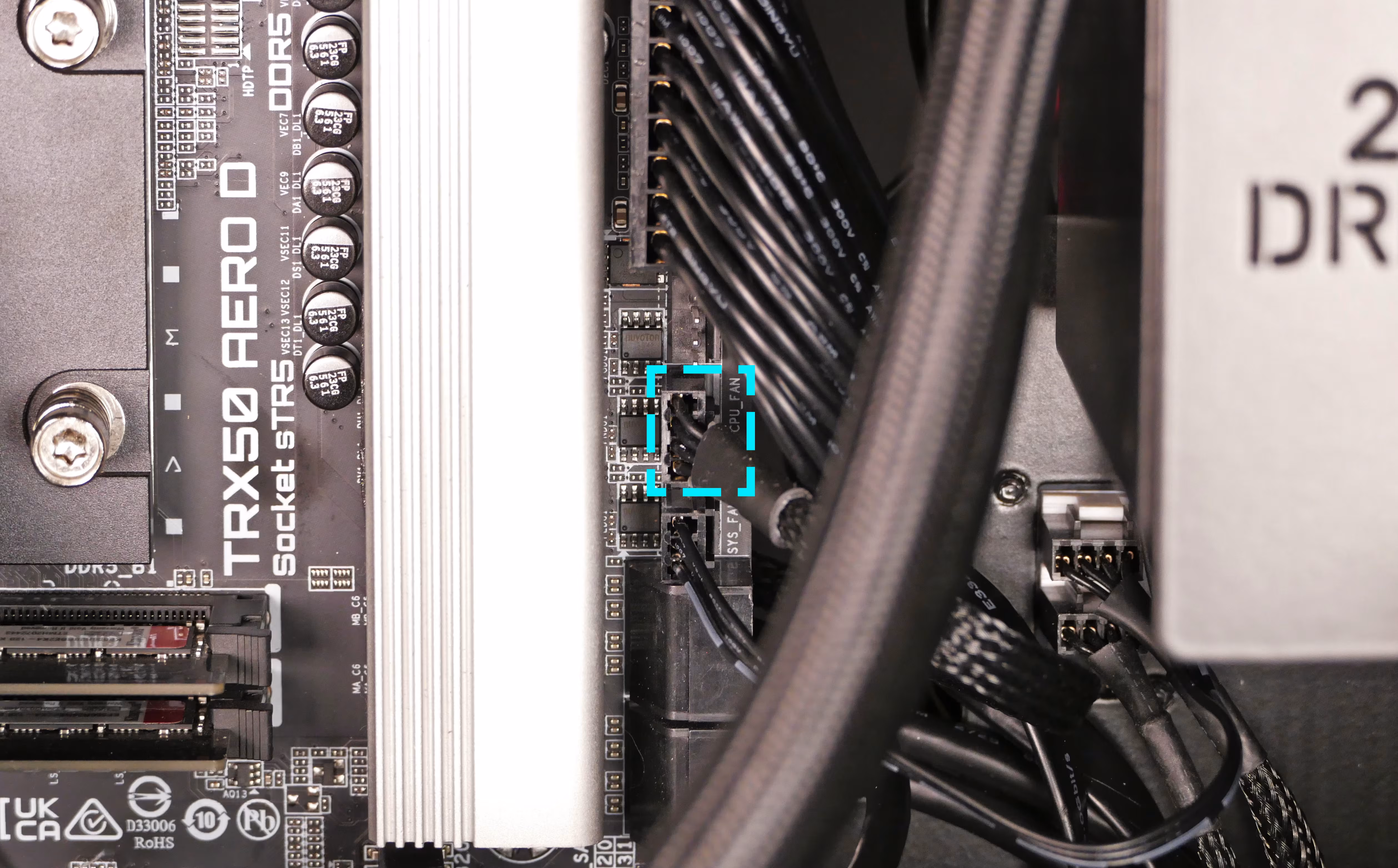 Motherboard fan header