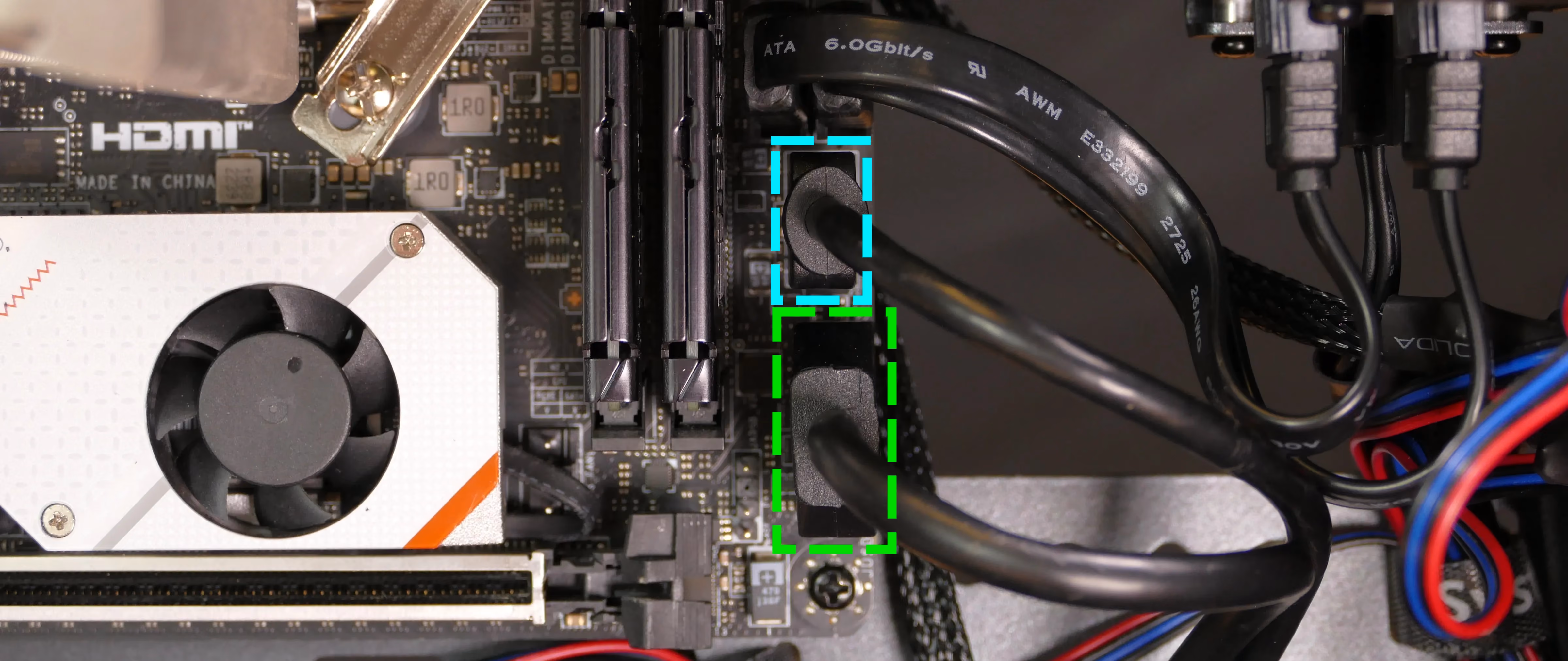 Top I/O USB headers