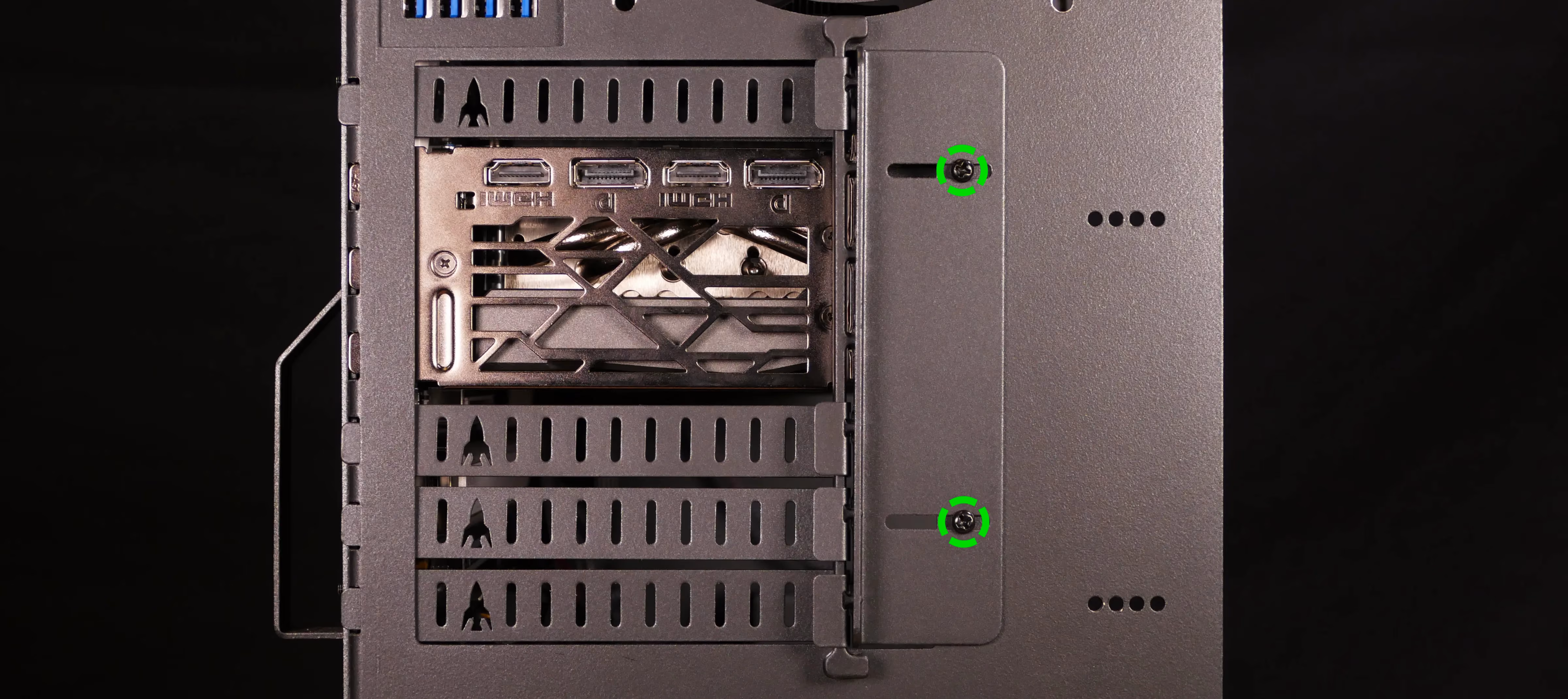 PCIe bracket screws