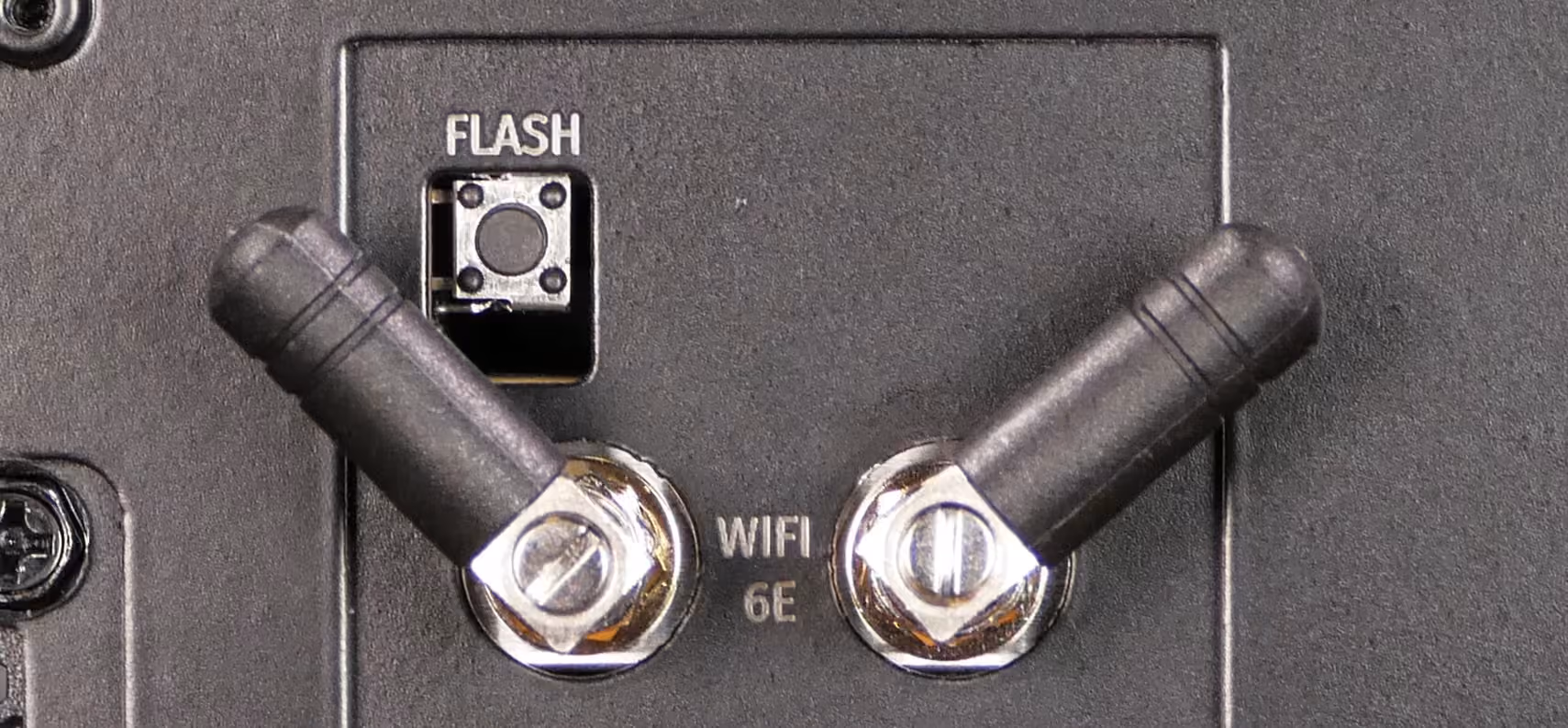 WiFi Antenna & Firmware Flash Button