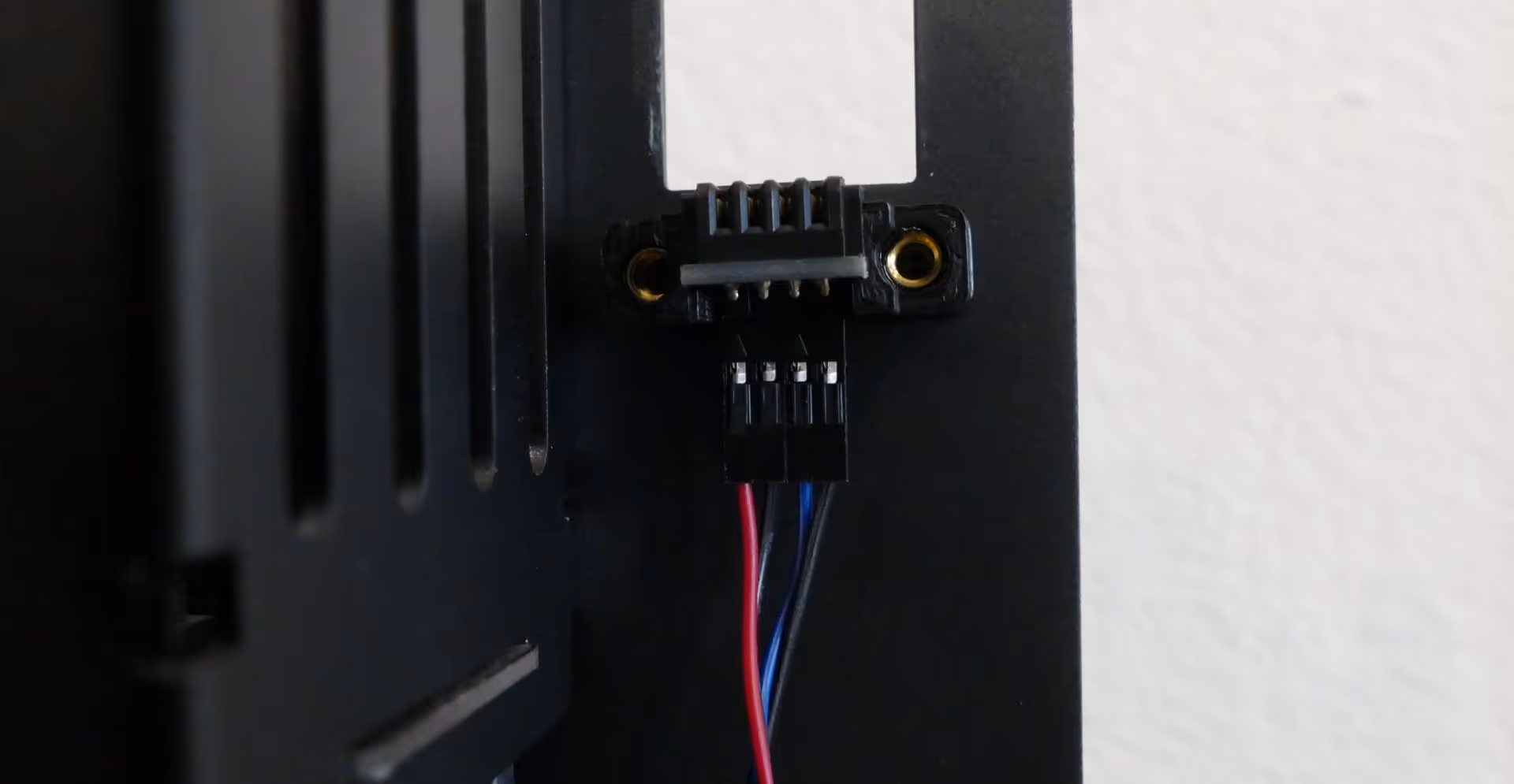 Power button receptacle