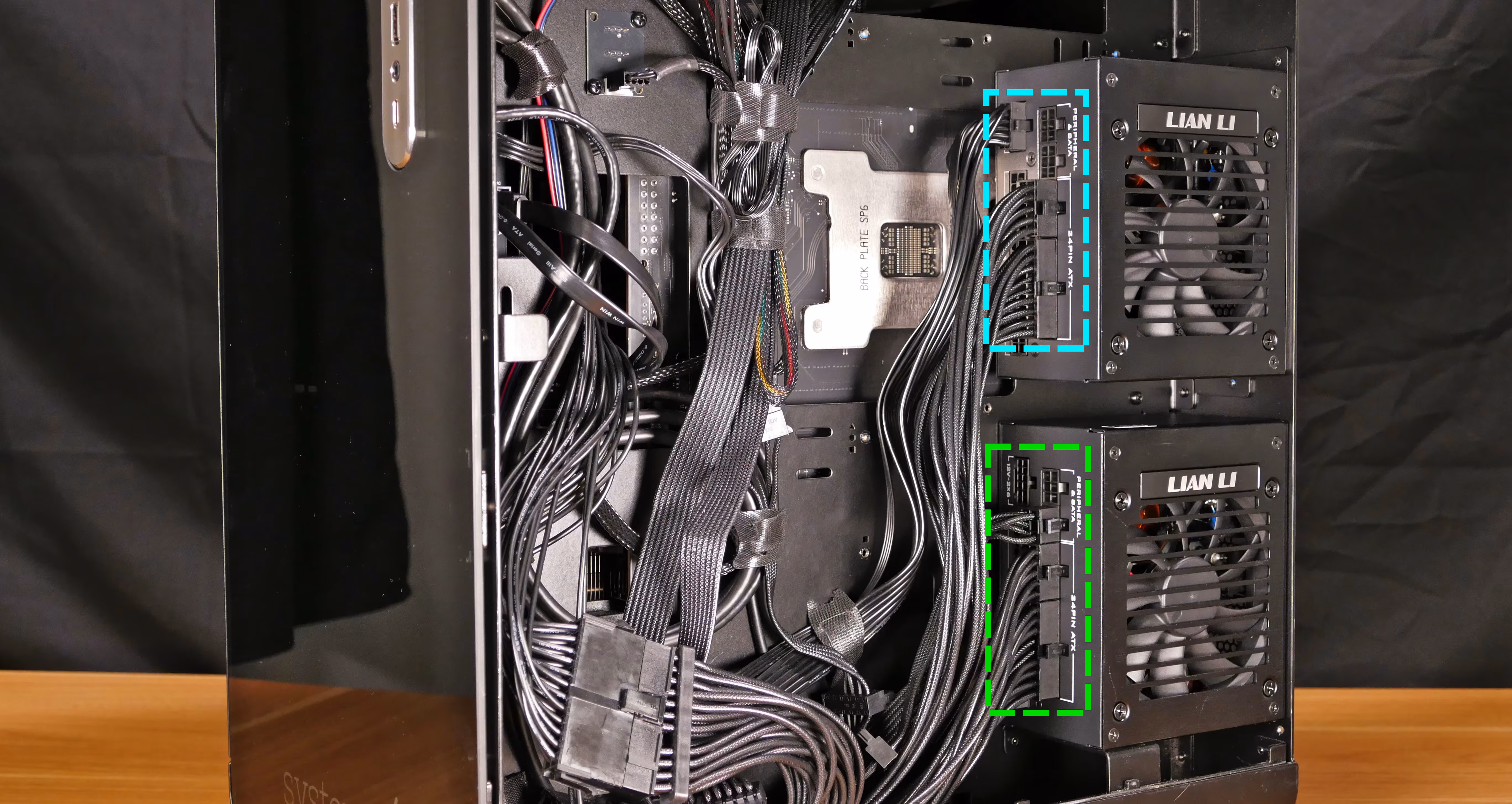 PSU cabling