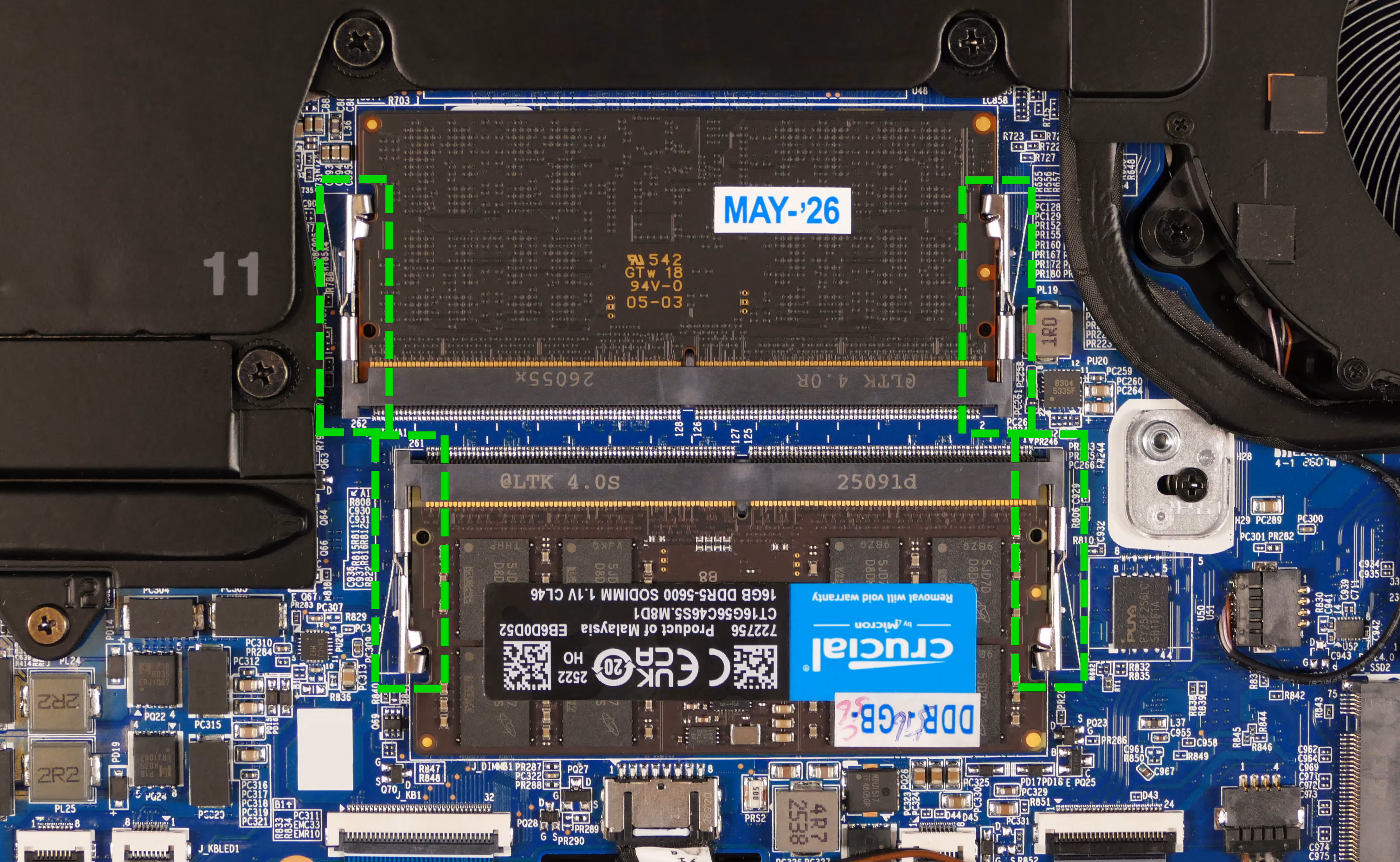 RAM removal