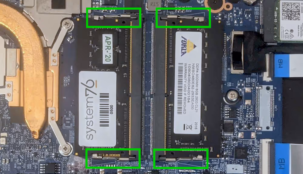 RAM slots