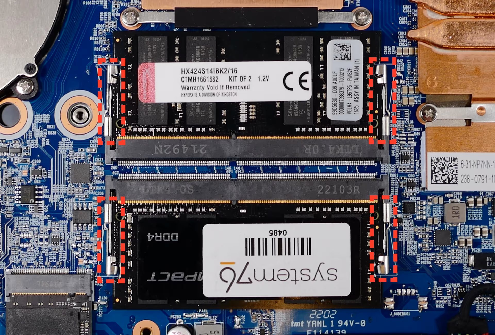 RAM slots