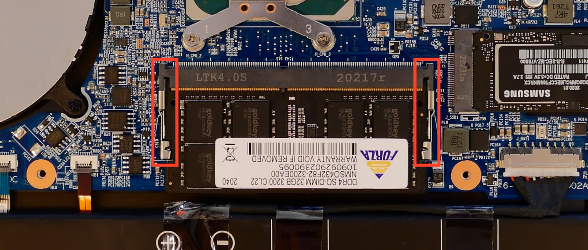 RAM tabs