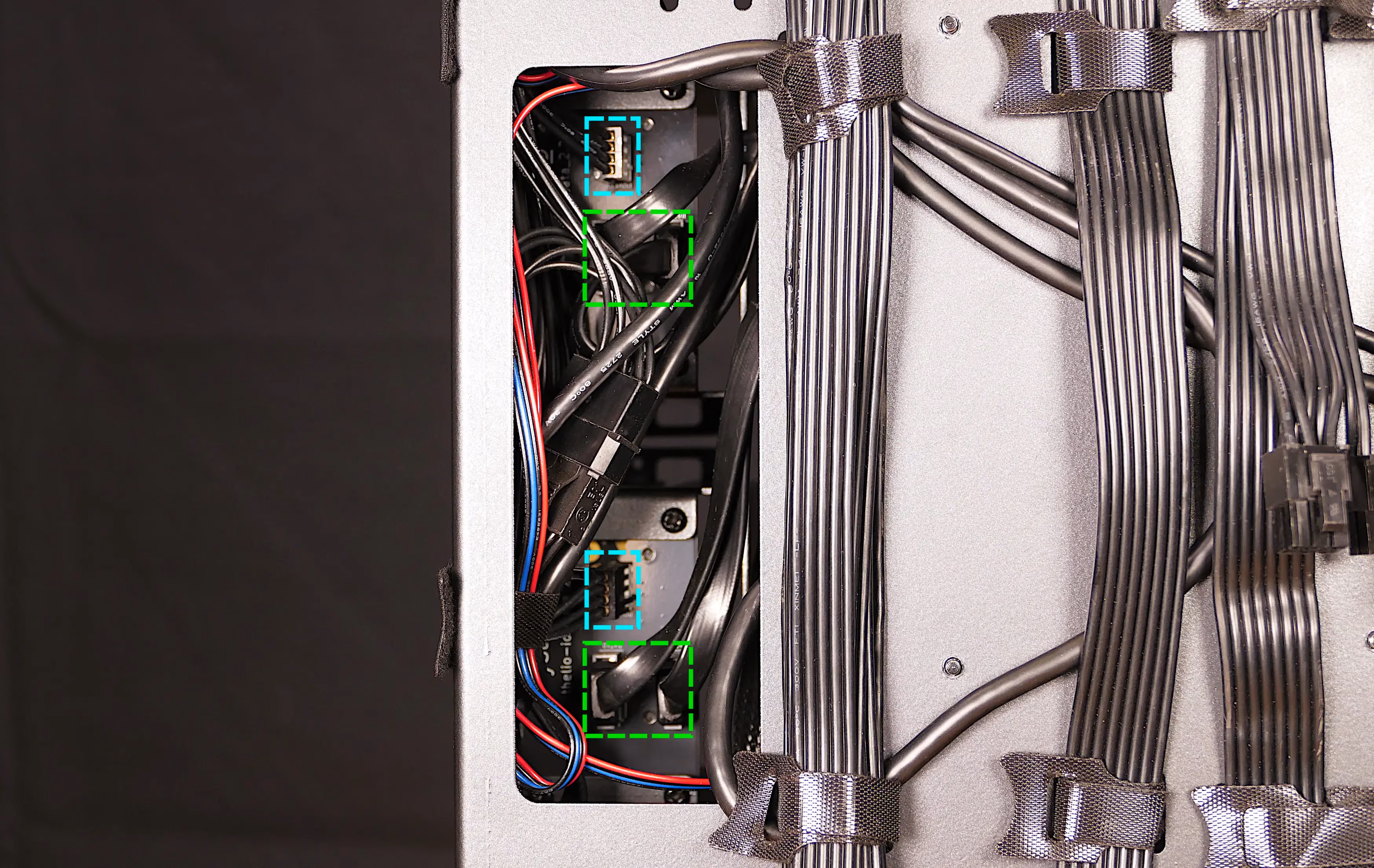 2.5” drive cage cabling & screws