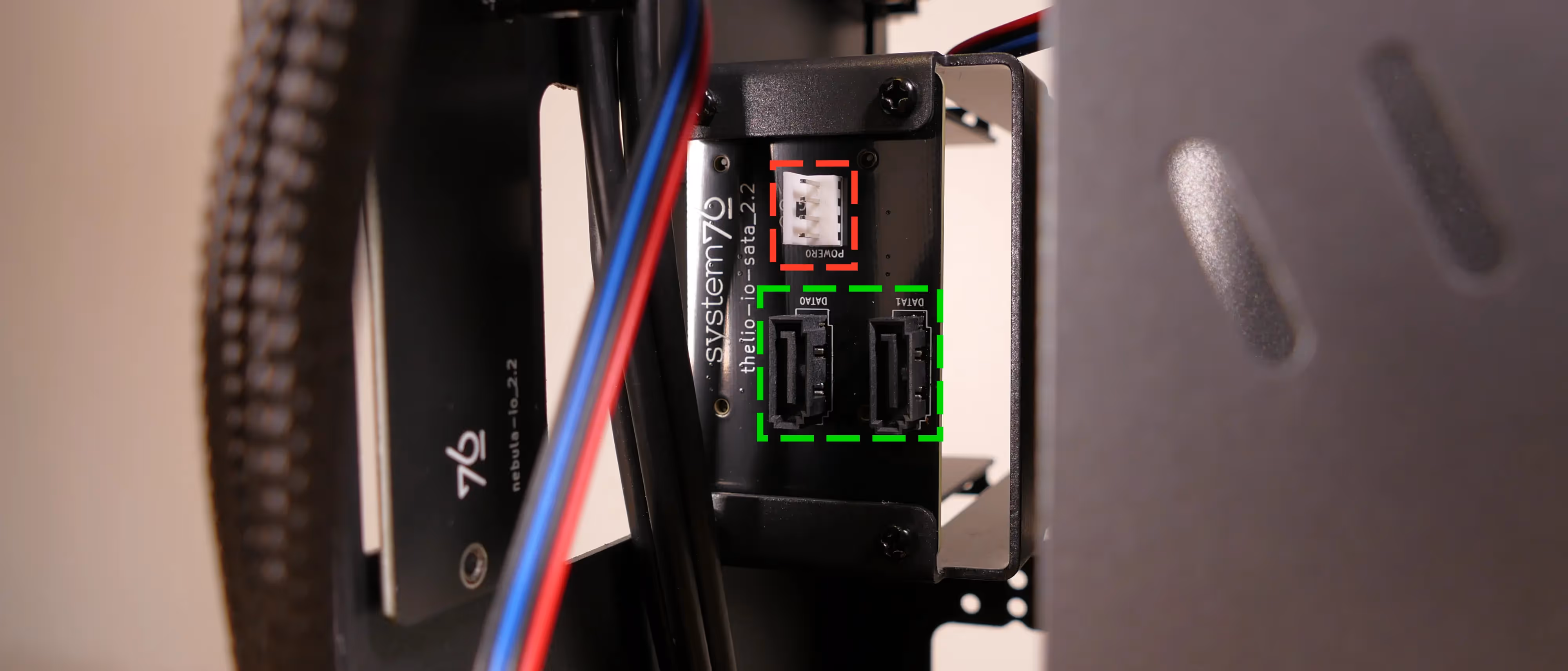 2.5” SATA backplane headers