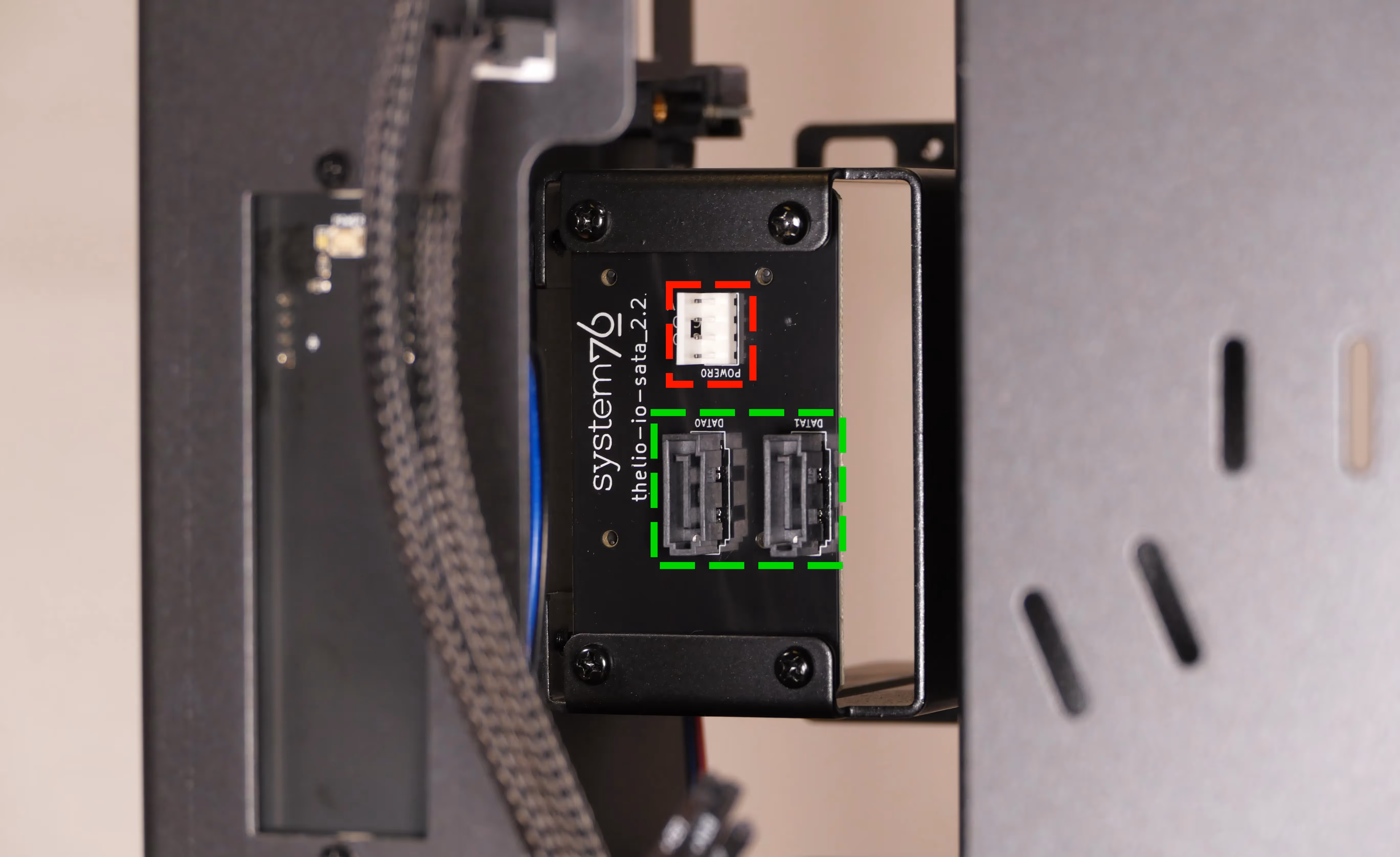 2.5” SATA backplane headers