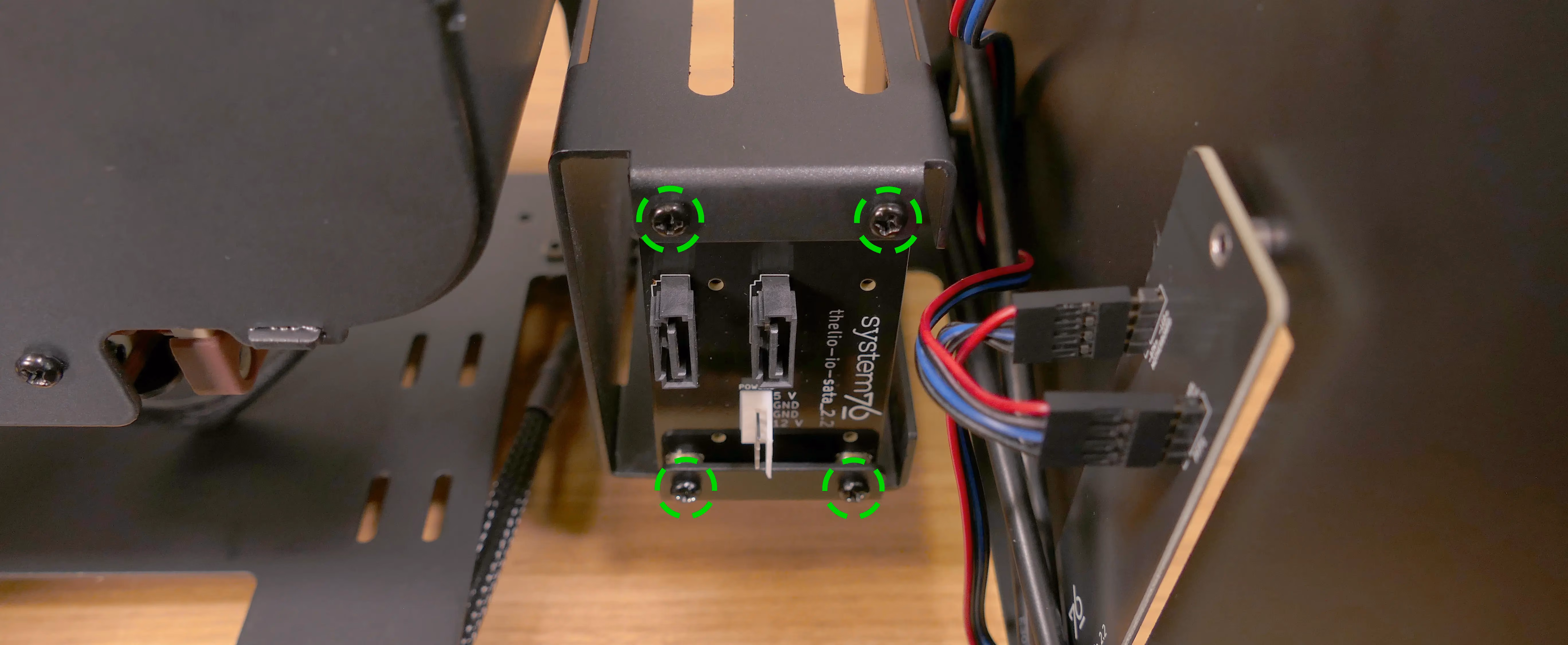 2.5” SATA backplane screws