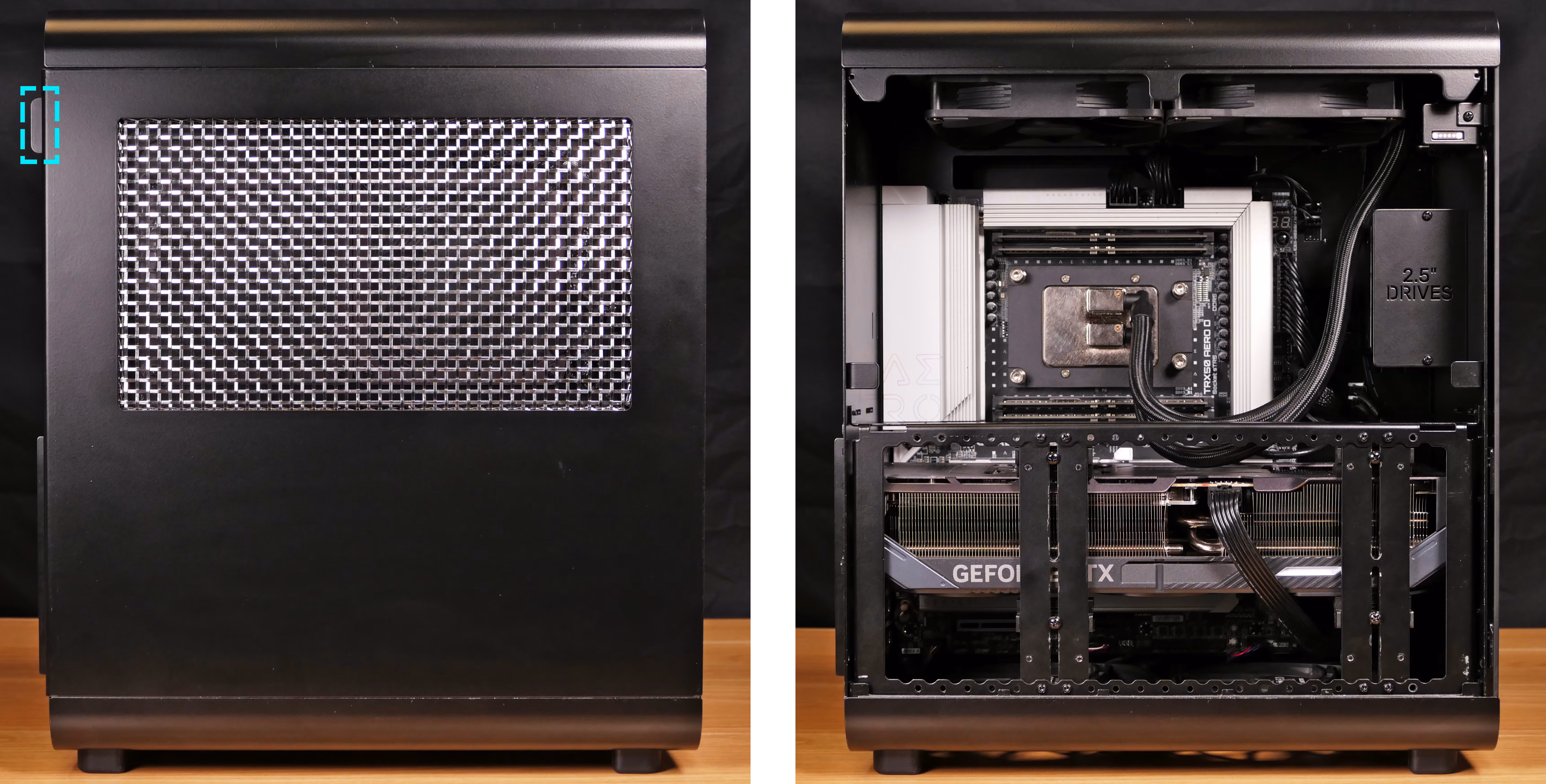 Left side panel removal