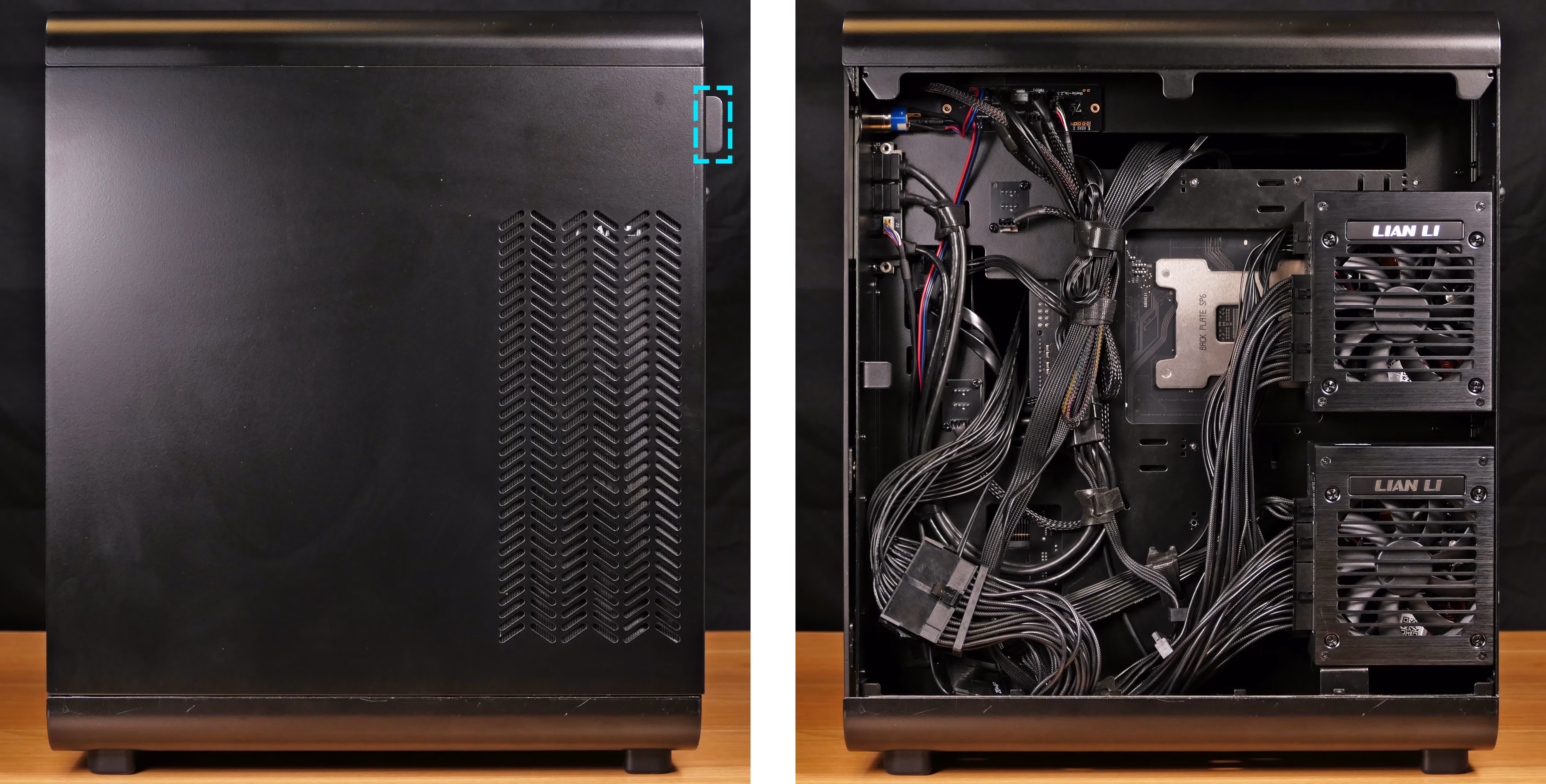 Right side panel removal