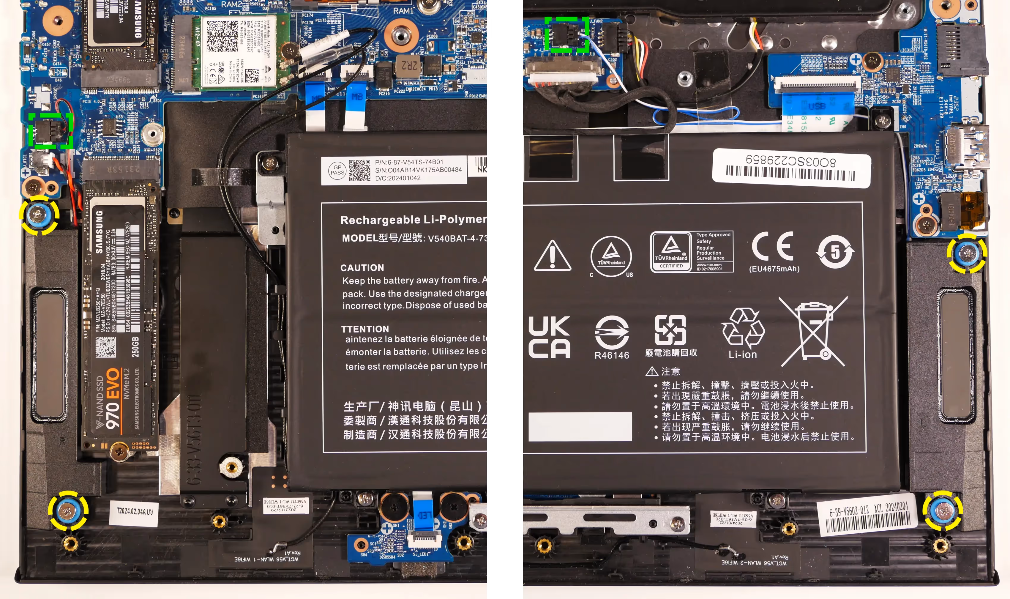 Speaker wires and screws (darp10, 16”)