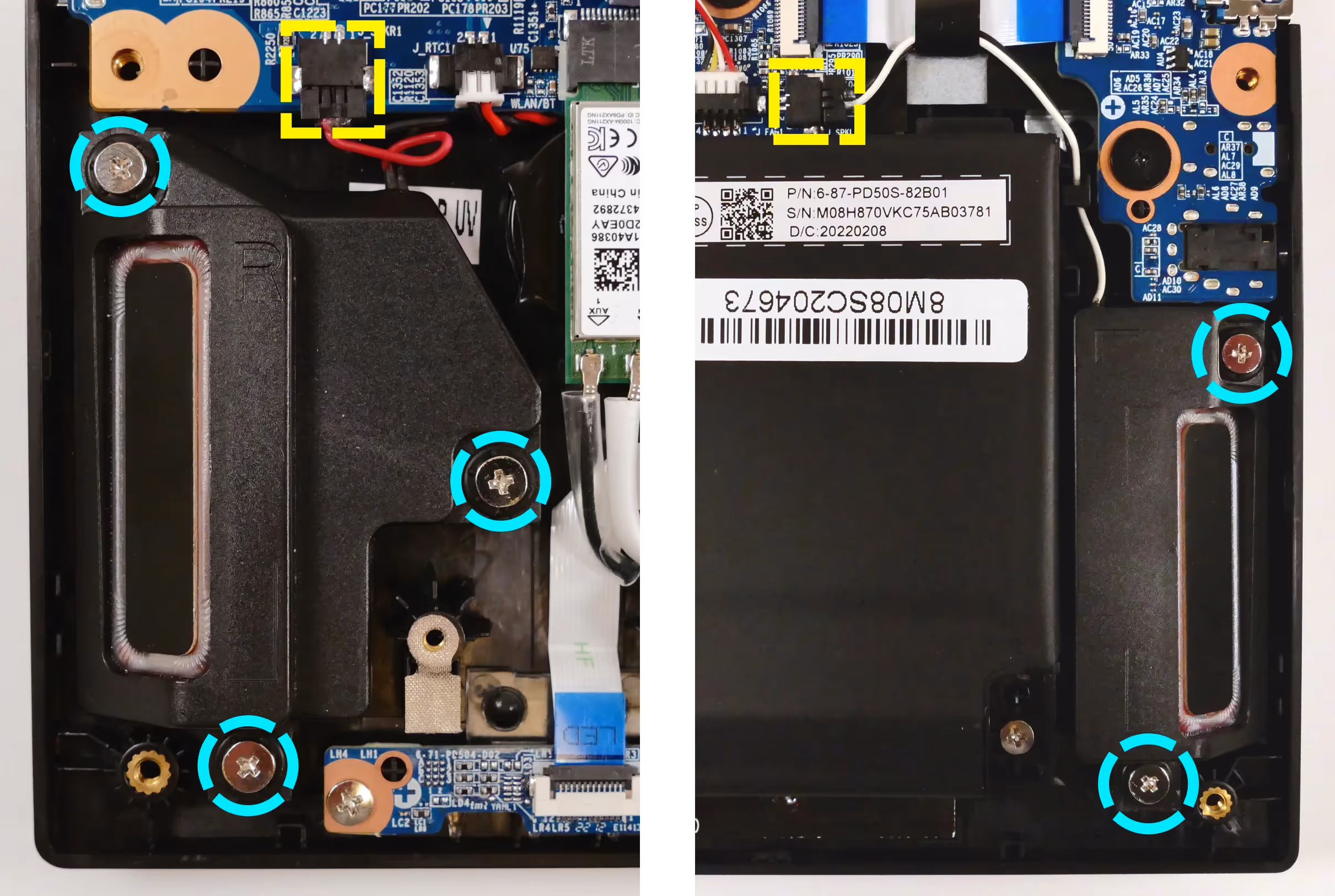 Speaker screws and connectors
