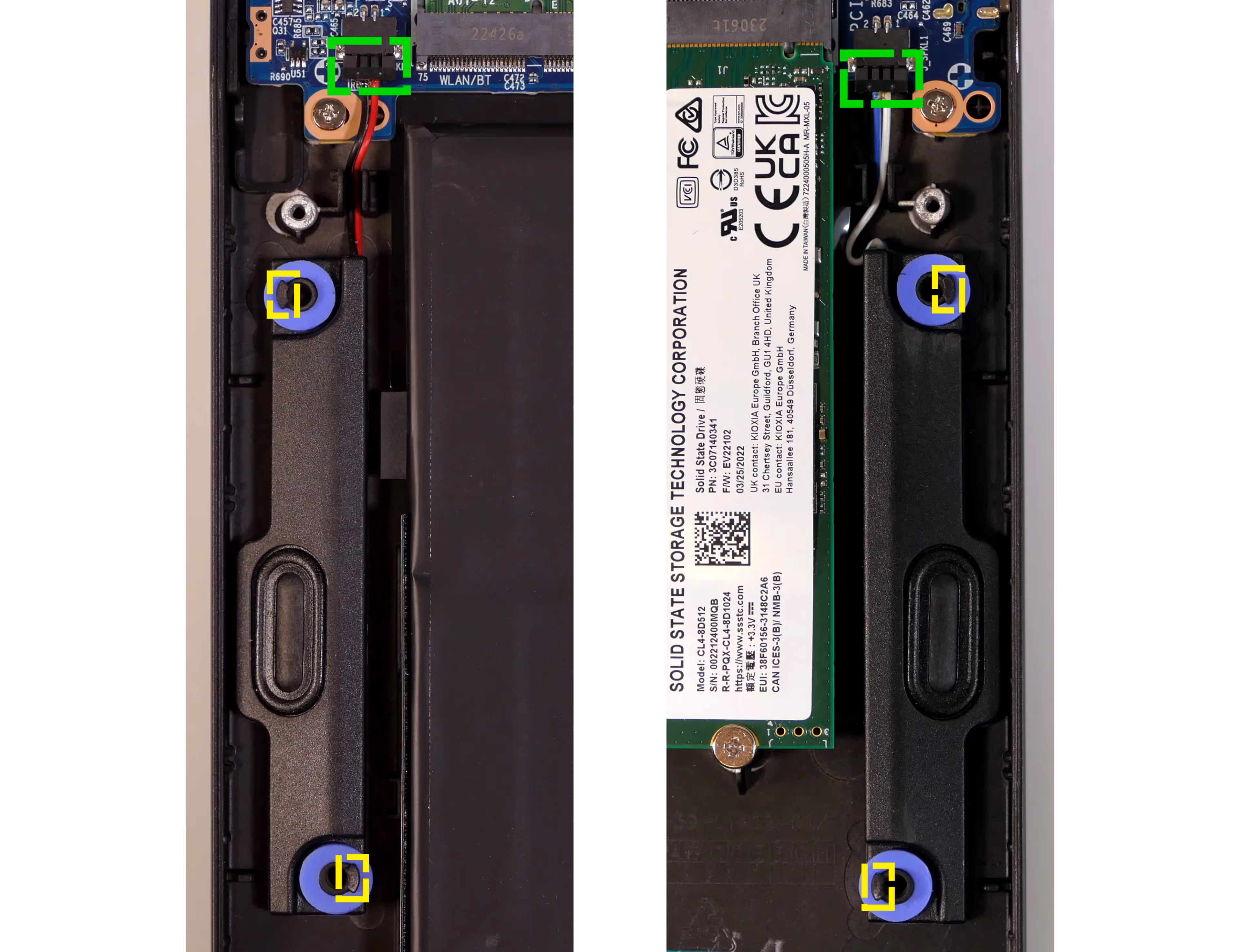 Speaker wires and tabs