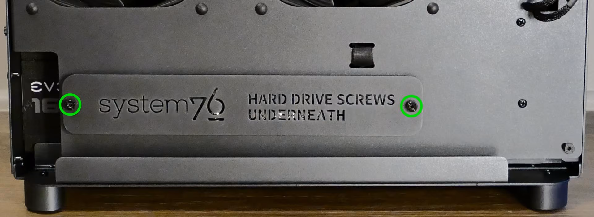 Storage drive screw cover