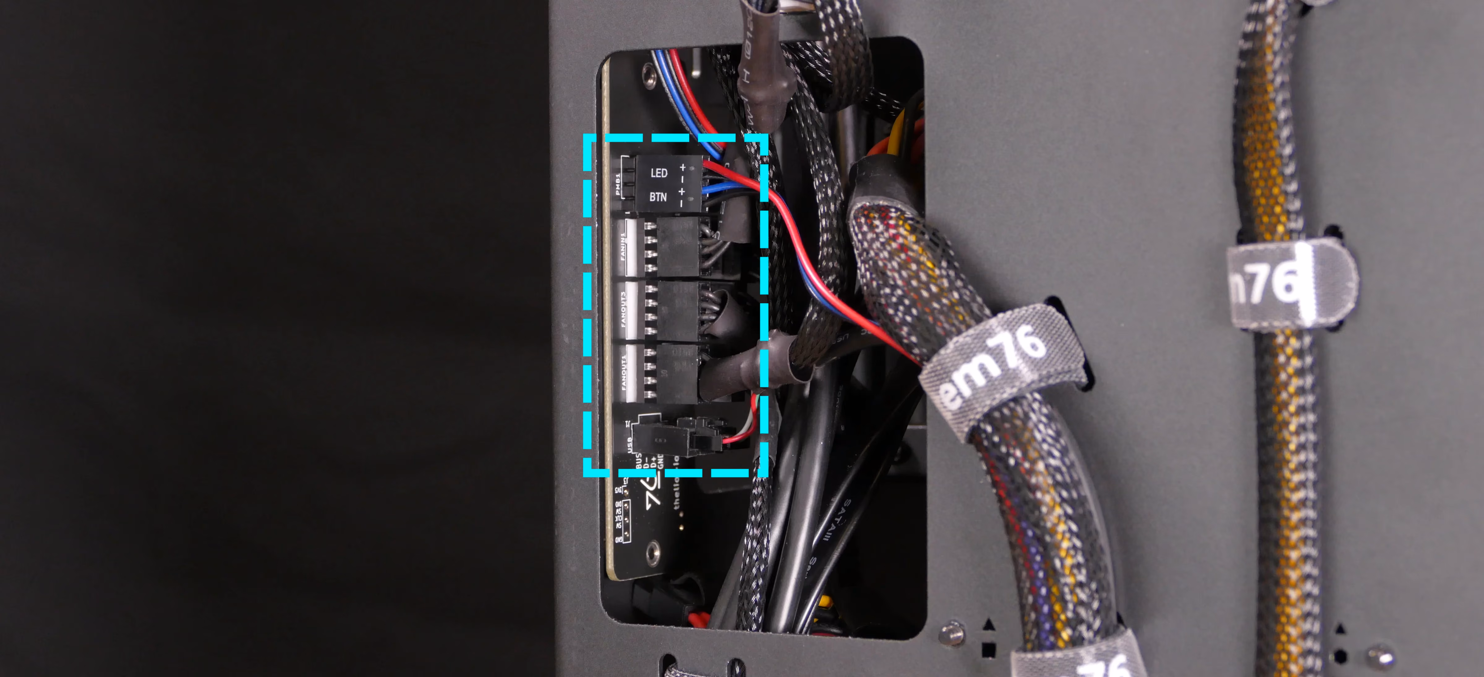 Thelio Io cabling cutout