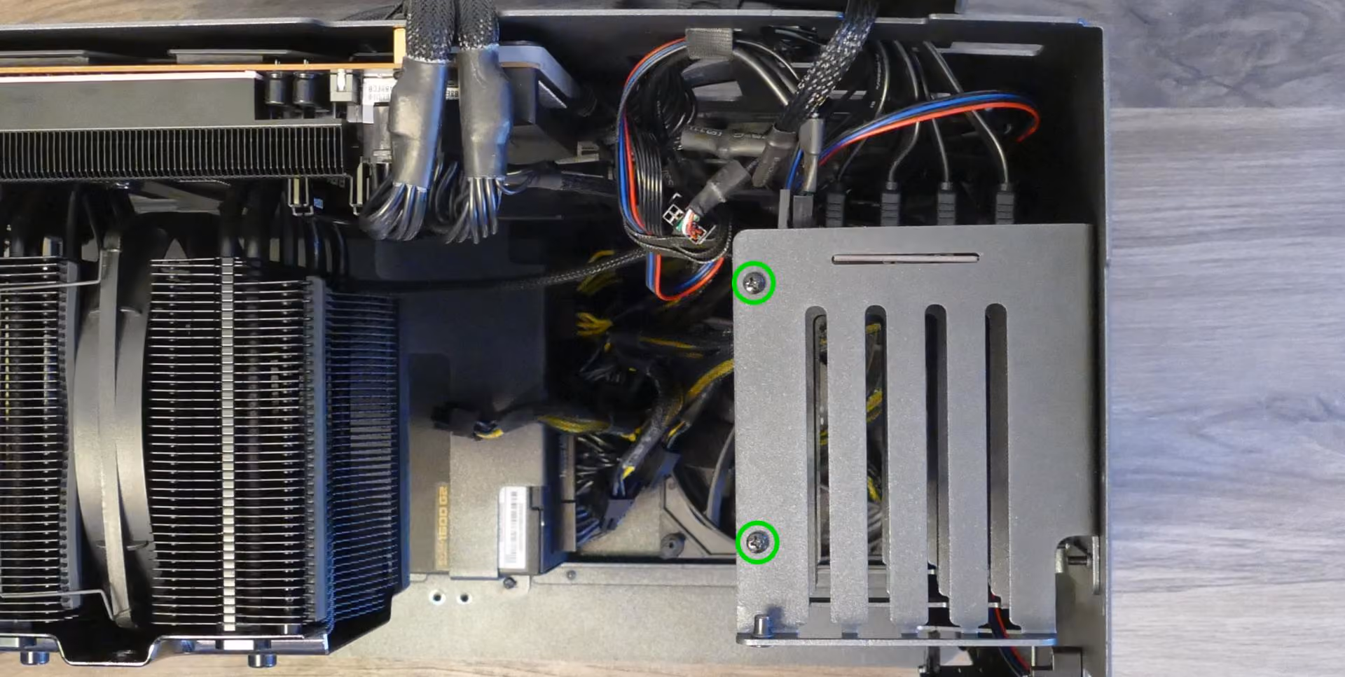 Thelio-IO drive cage screws