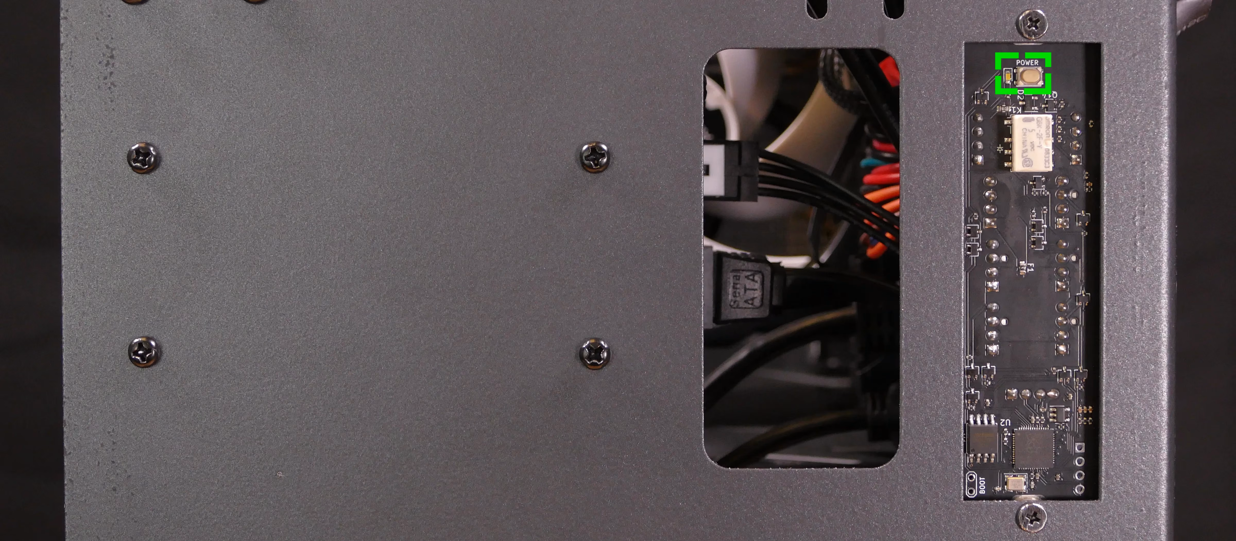 Internal power button
