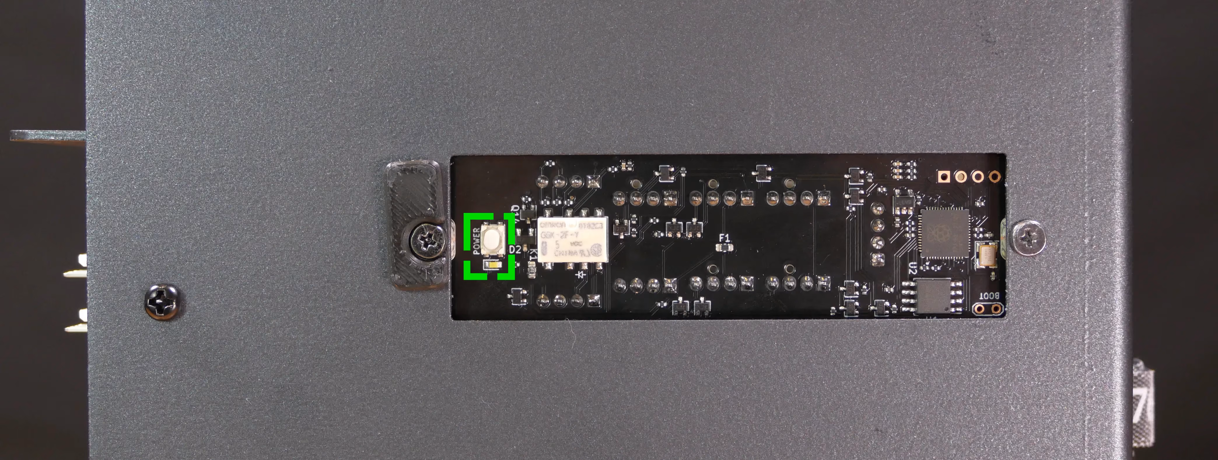 Internal power button