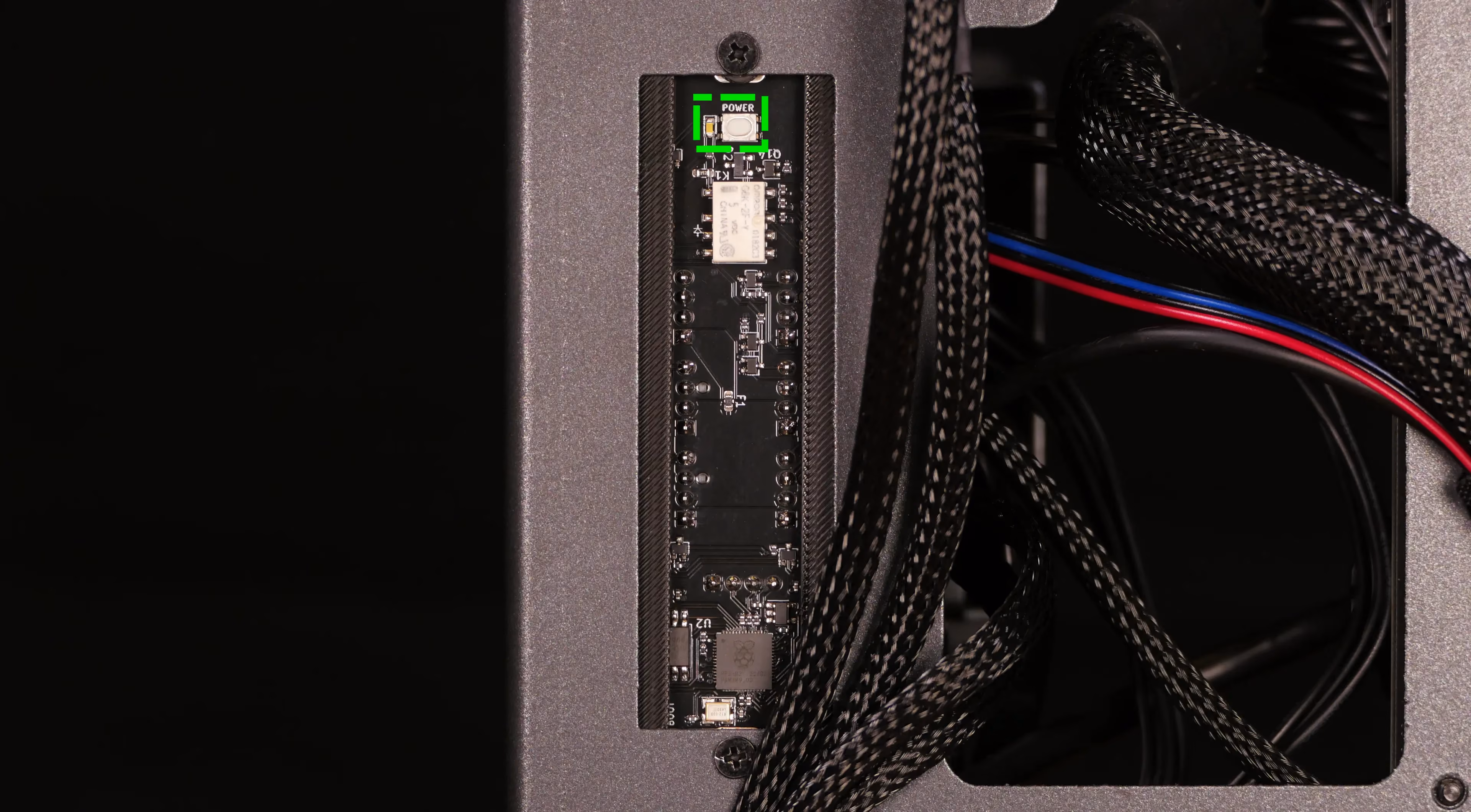 Internal power button