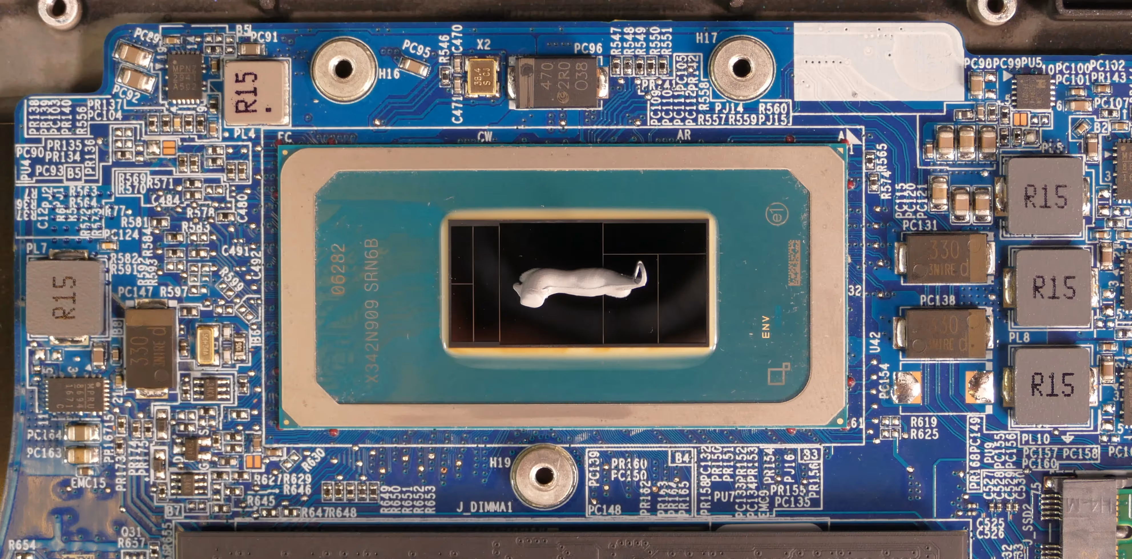 Thermal paste application
