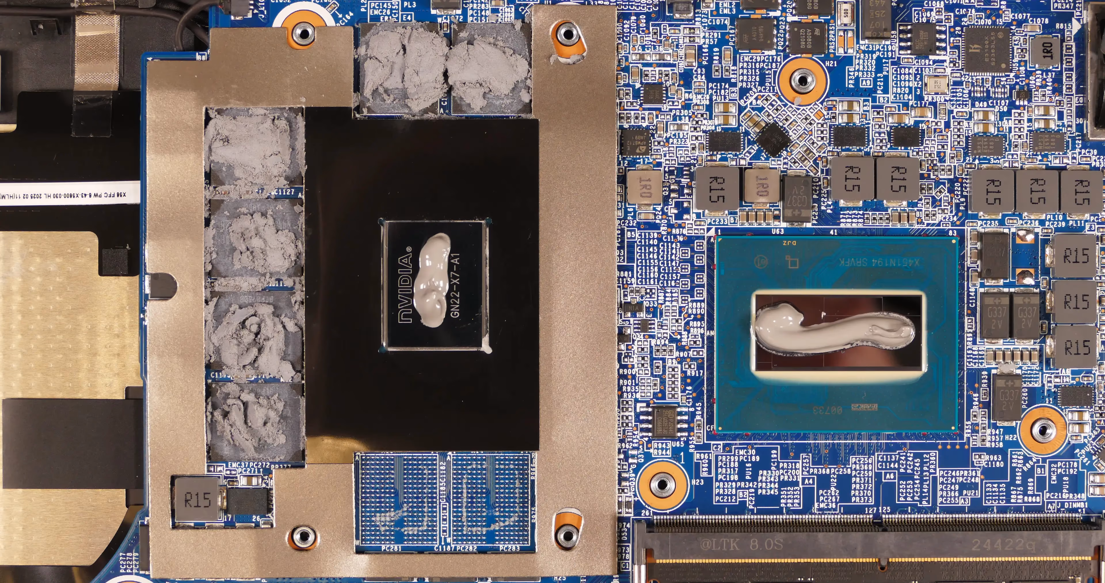 Thermal paste application