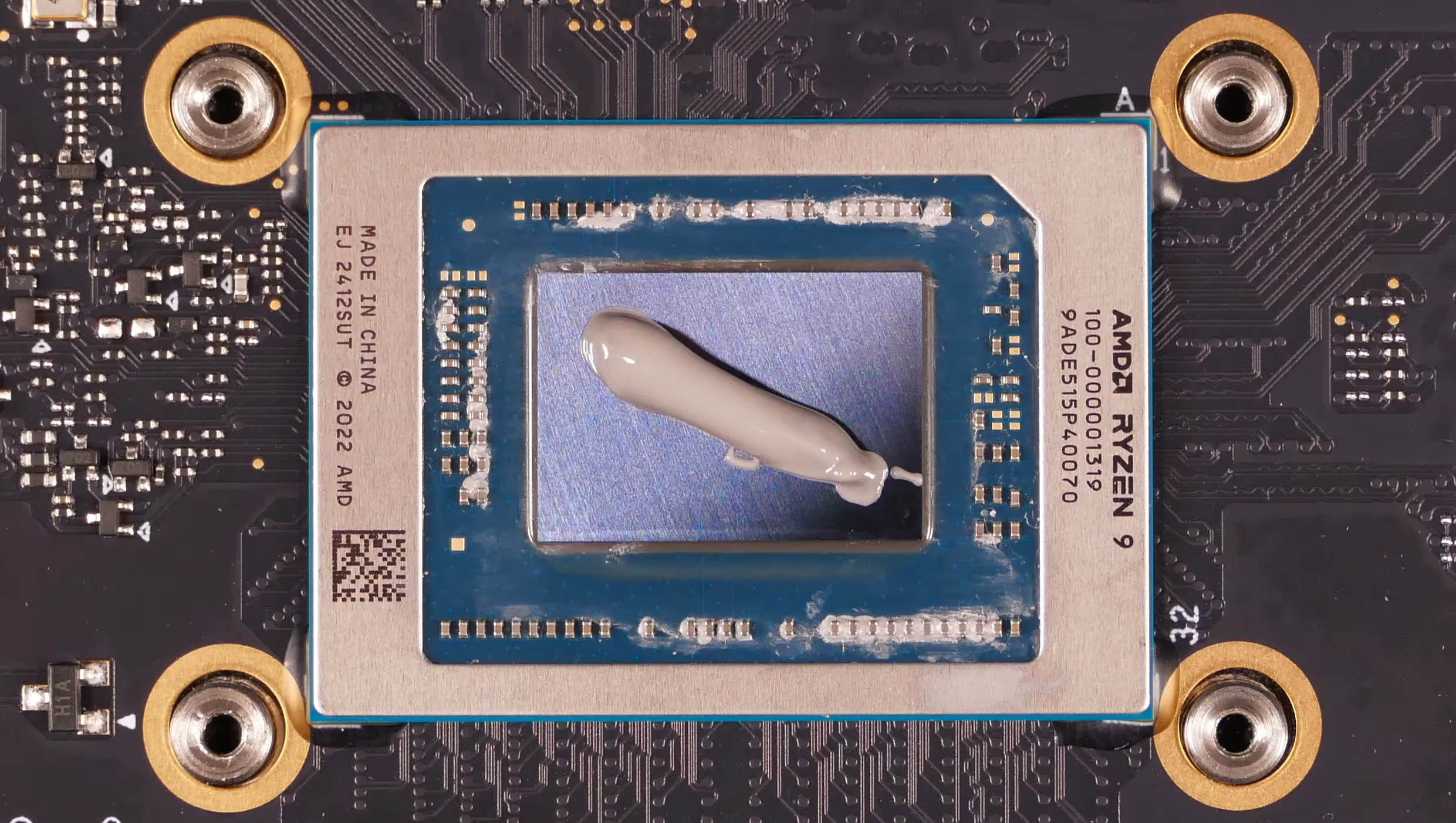 Thermal paste application