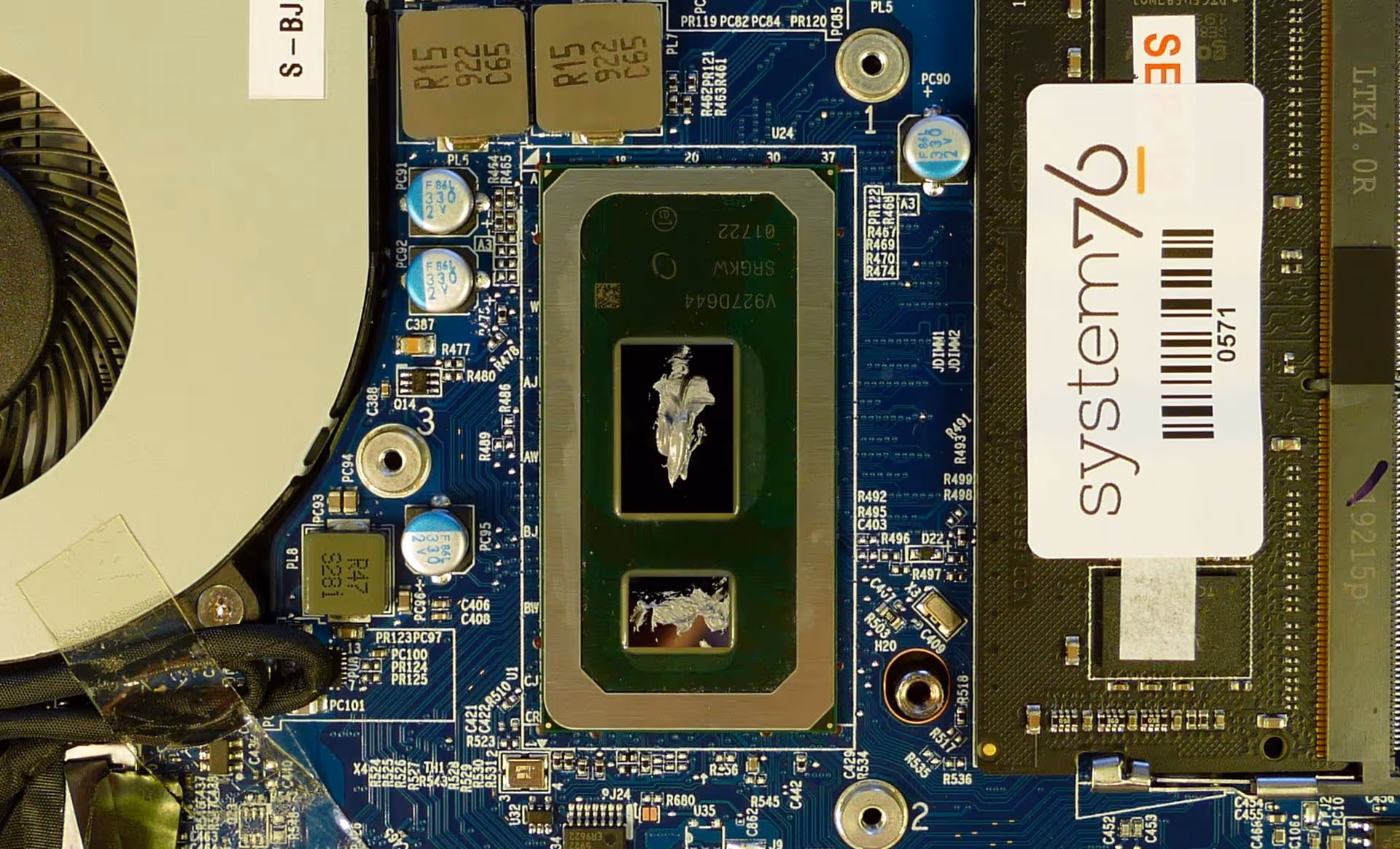 Thermal paste application