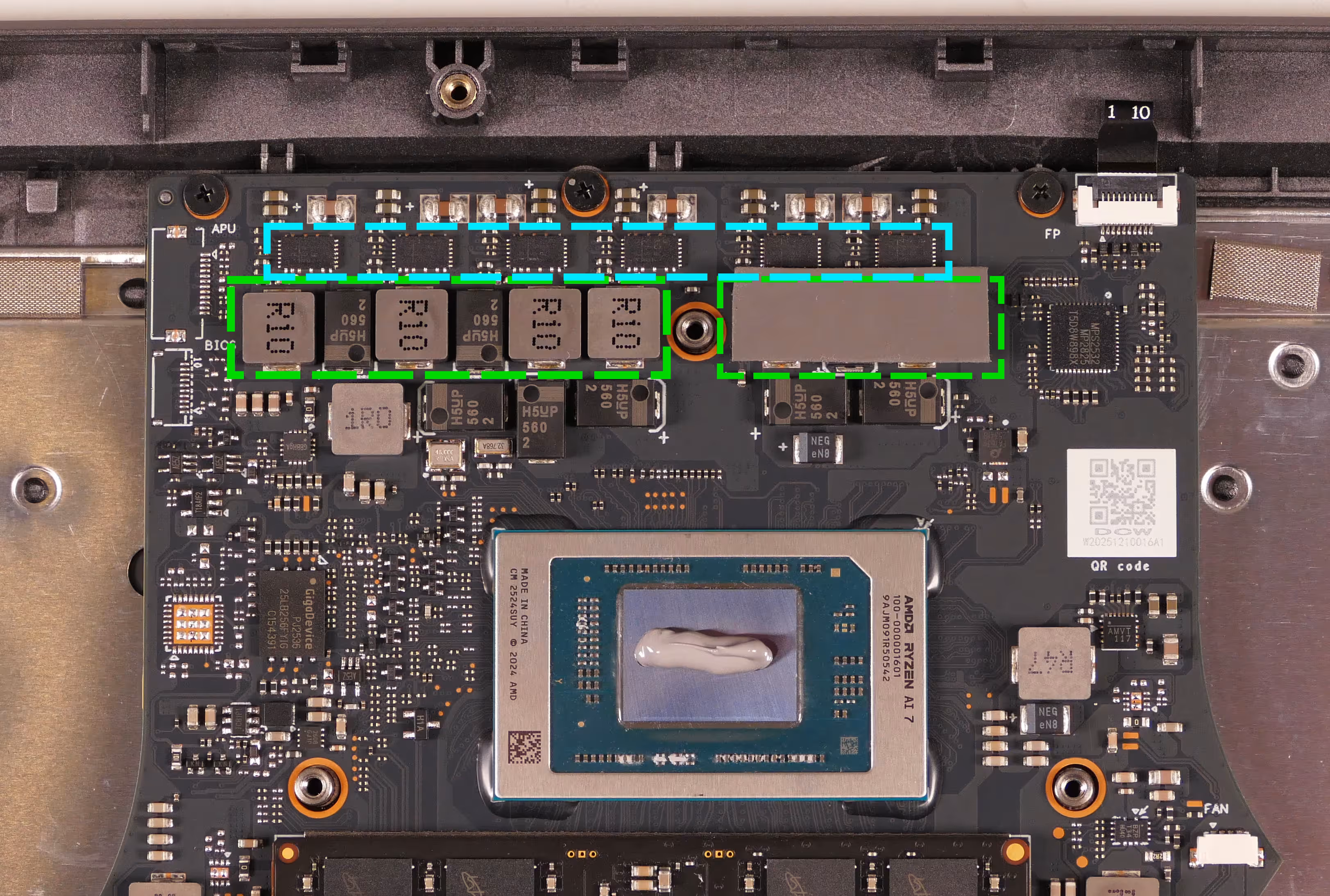 Thermal paste application