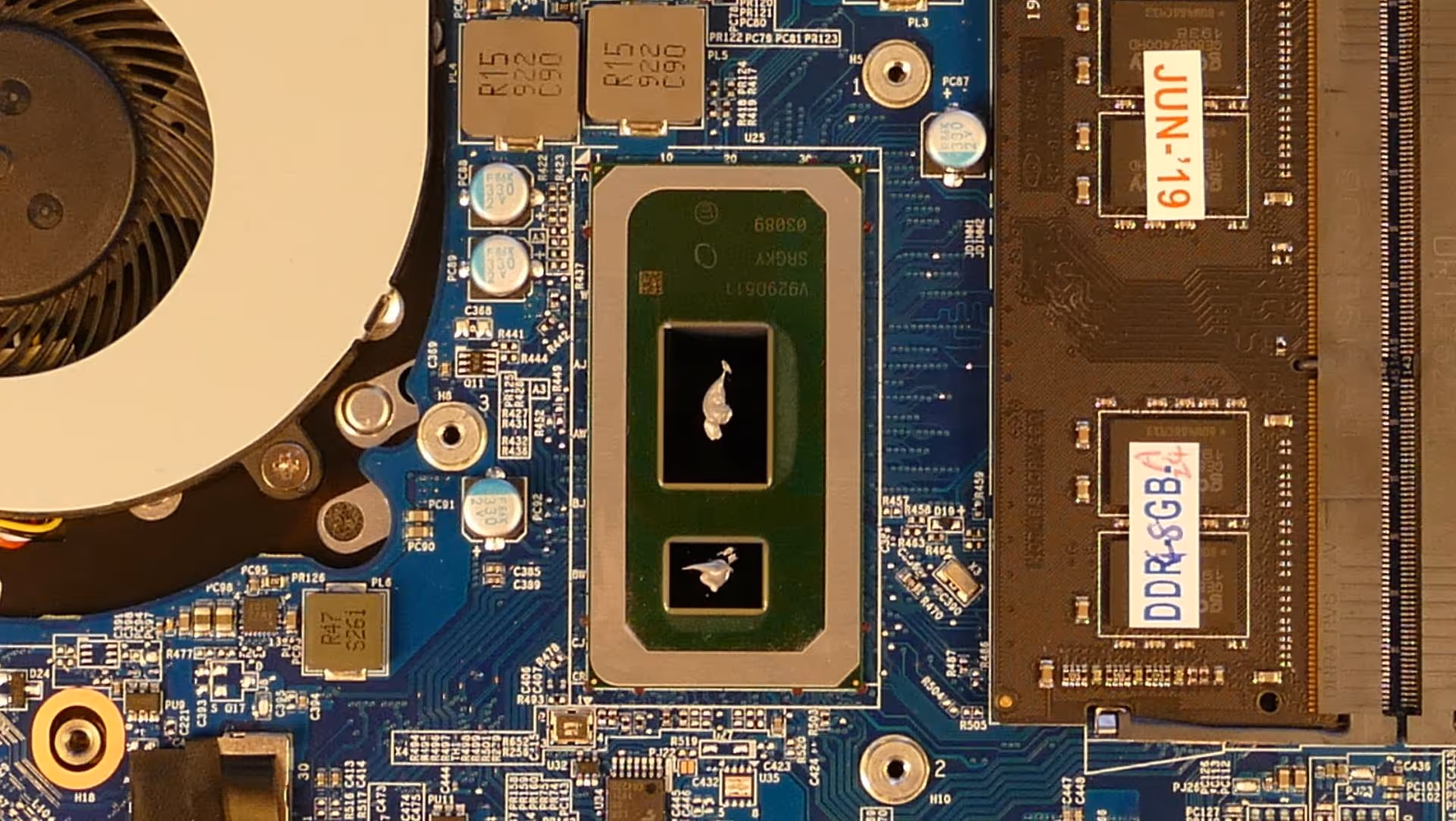 Thermal paste application