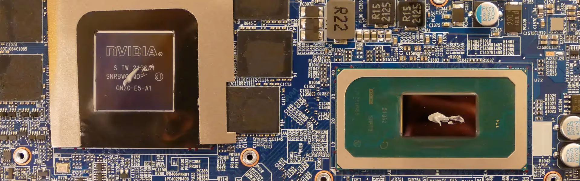 Thermal paste application