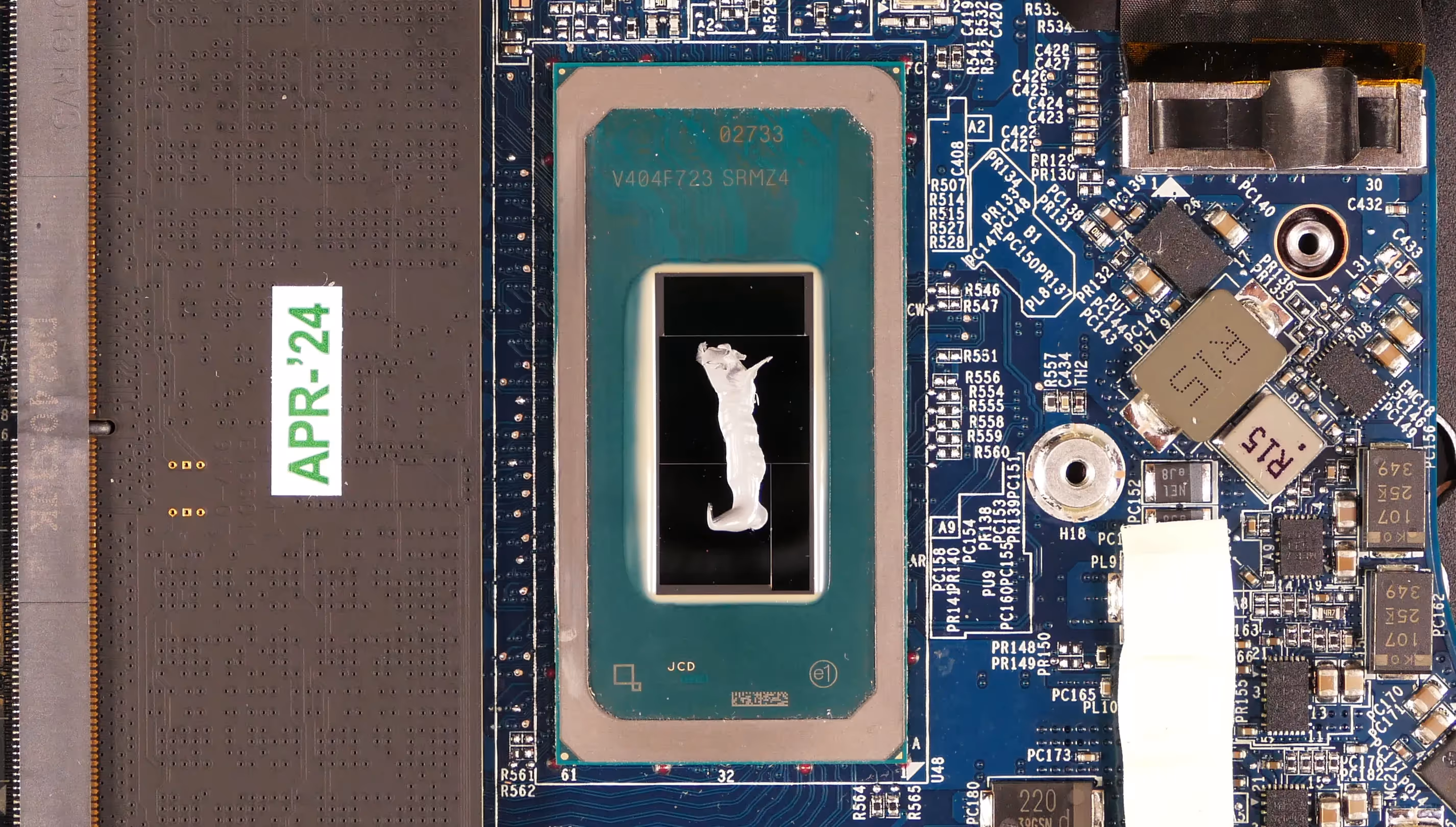 Thermal paste application