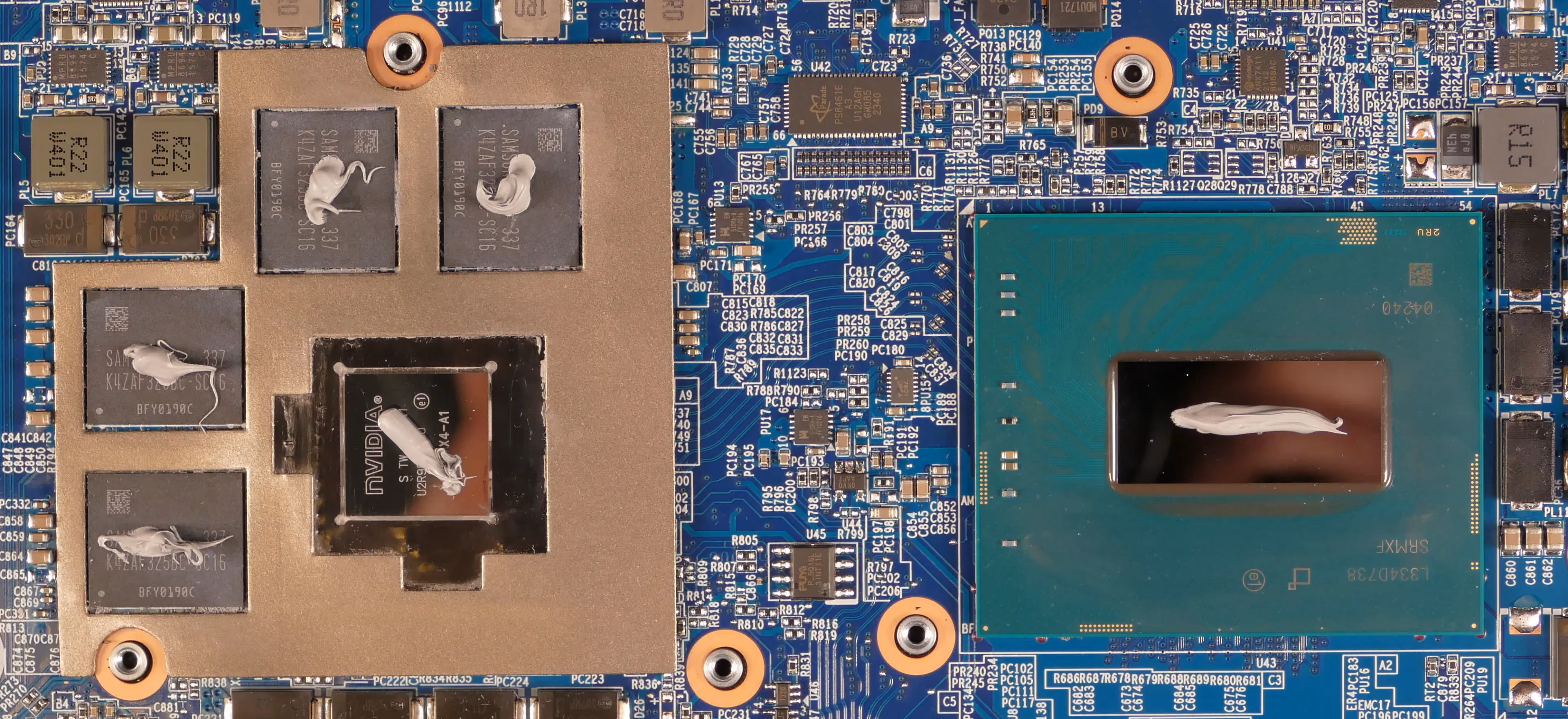 Thermal paste application