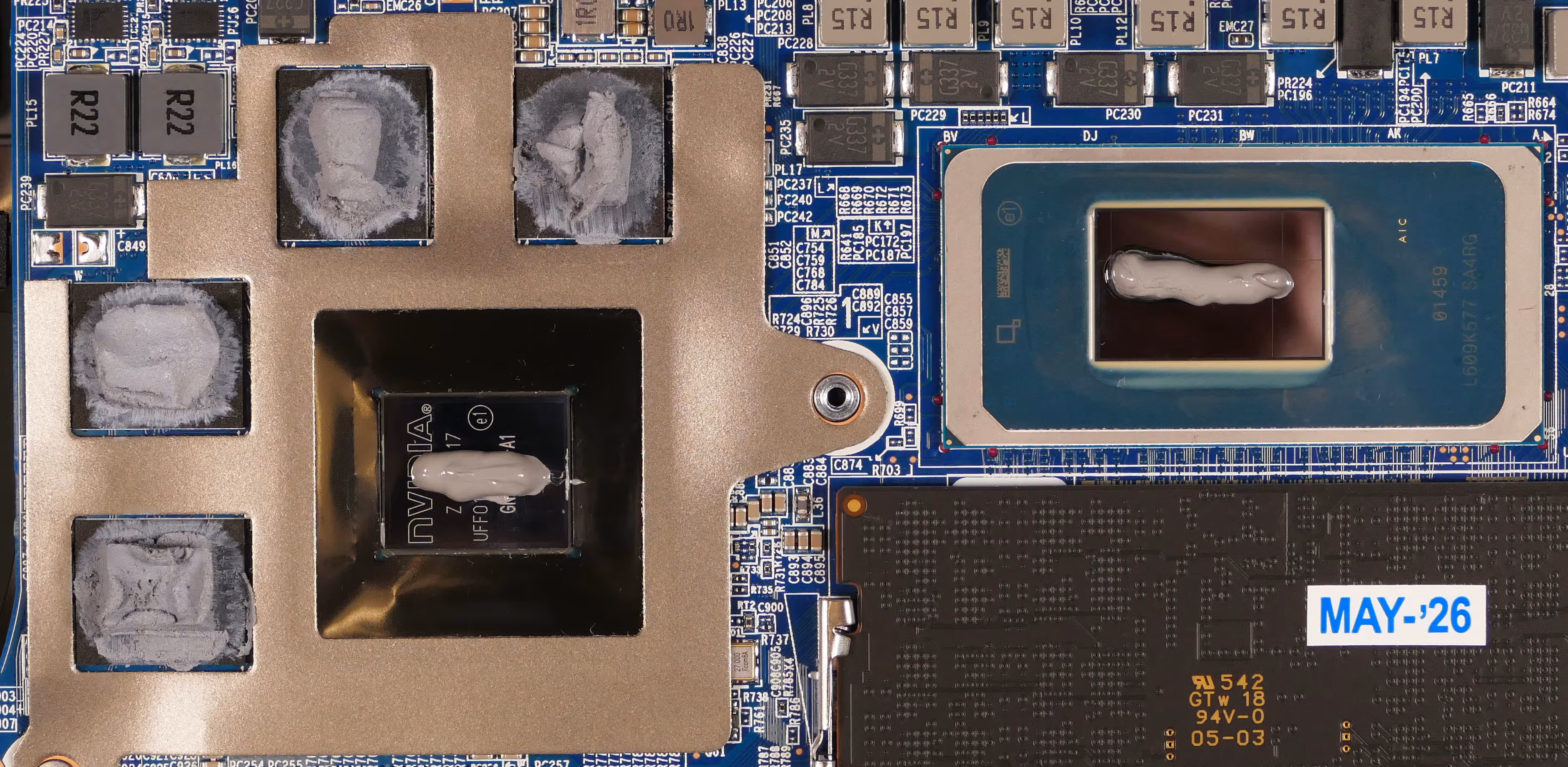 Thermal paste application