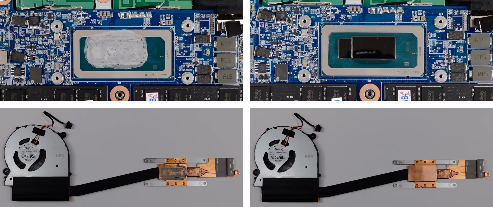 Thermal paste removal