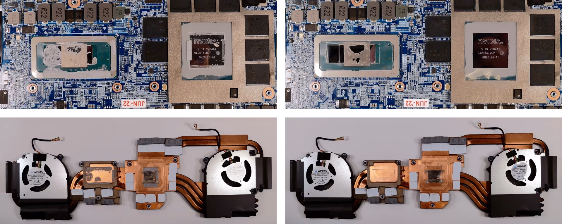 Thermal paste removal