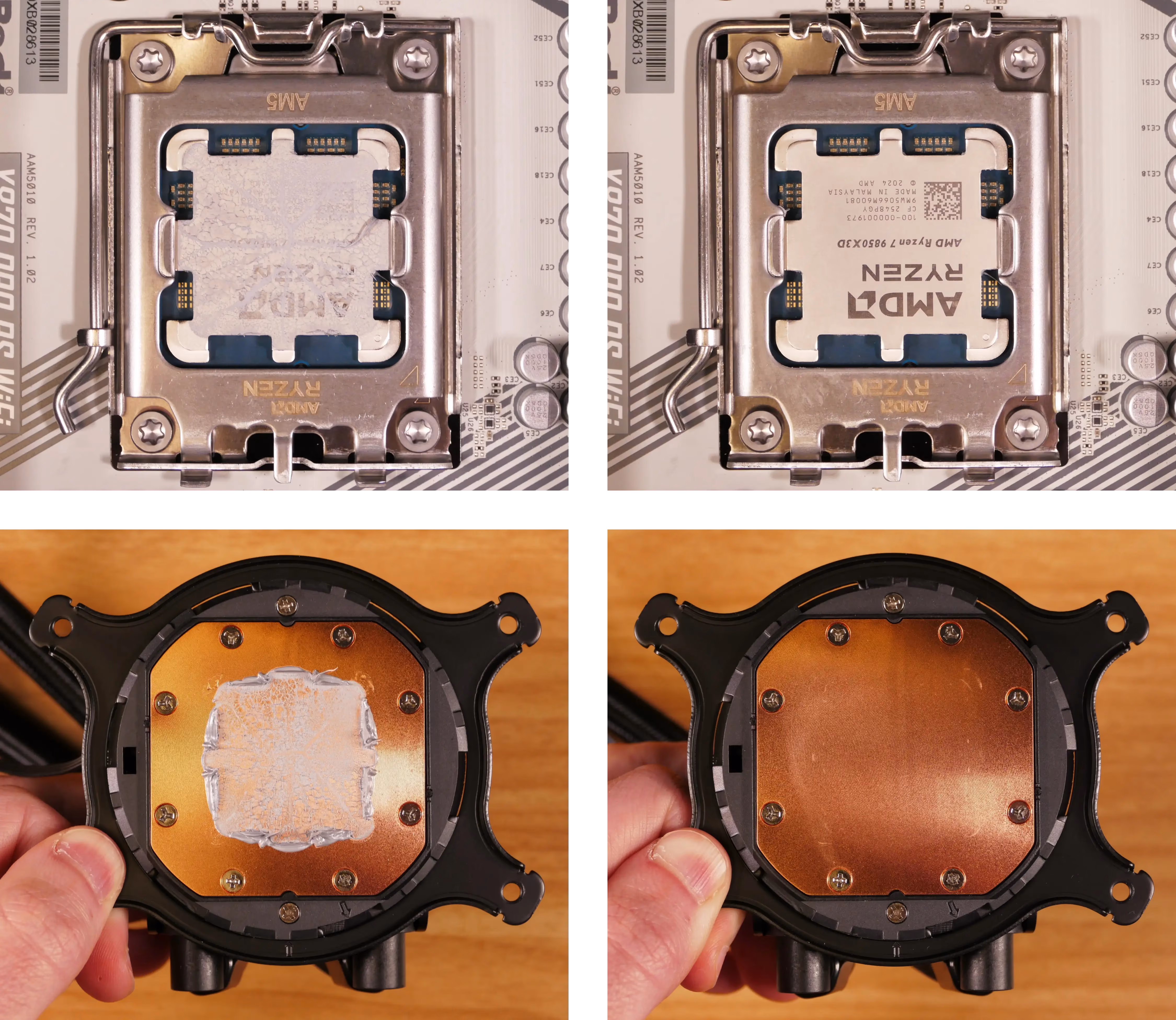Thermal paste removal