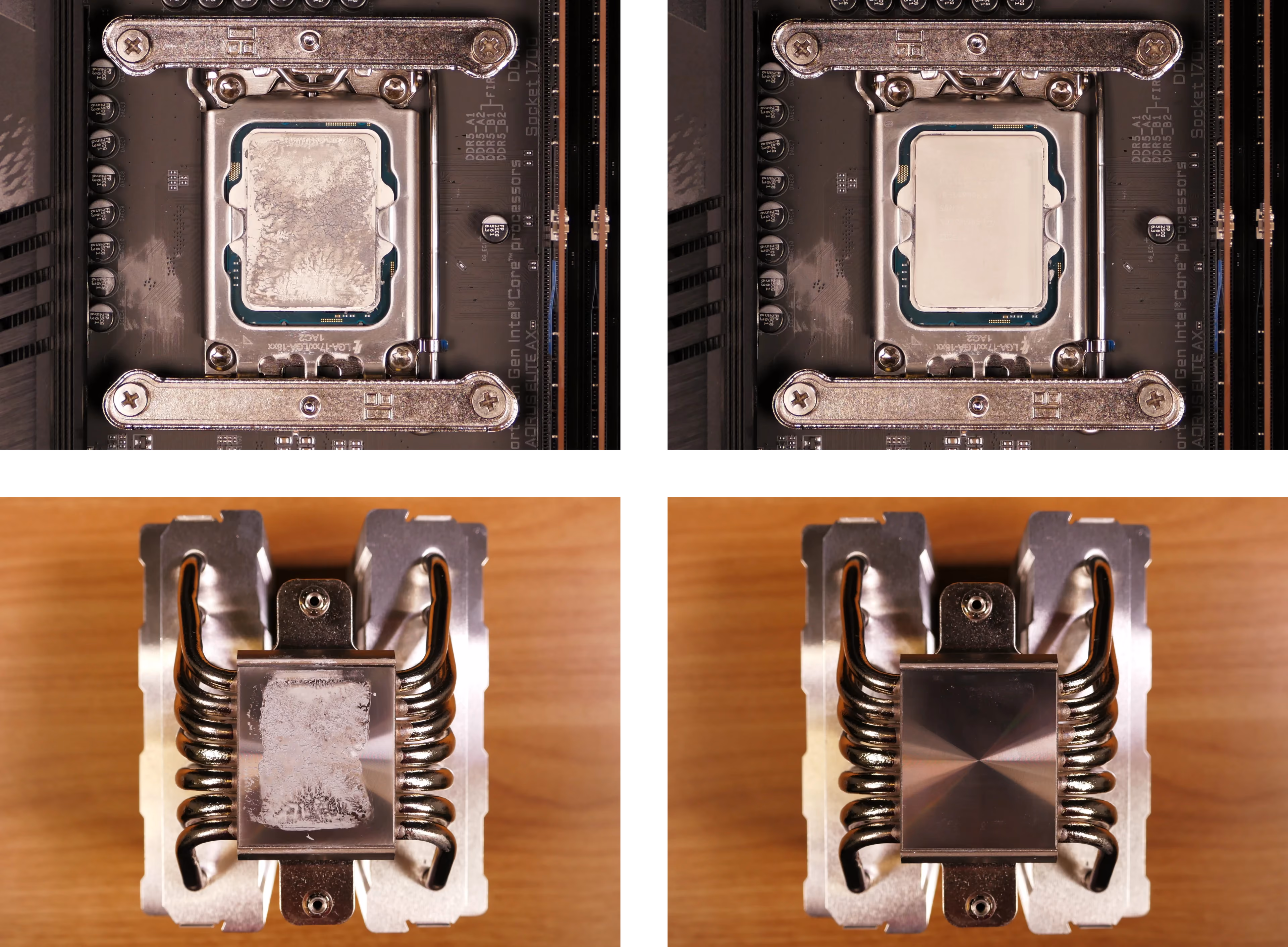 Thermal paste removal