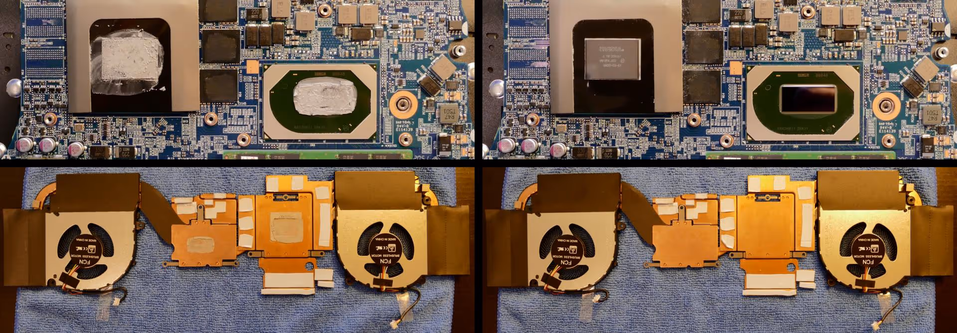 Thermal paste removal