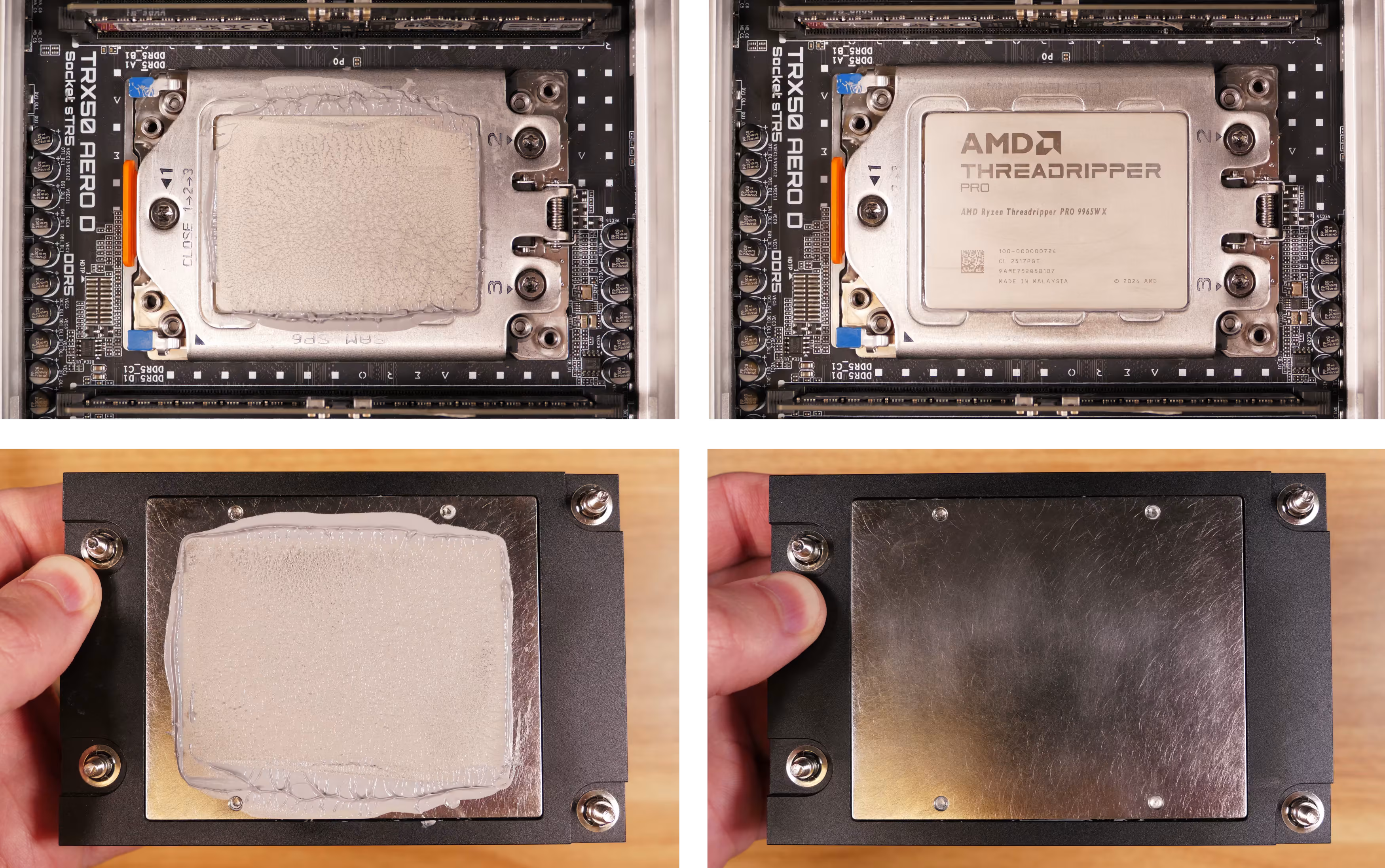 Thermal paste removal