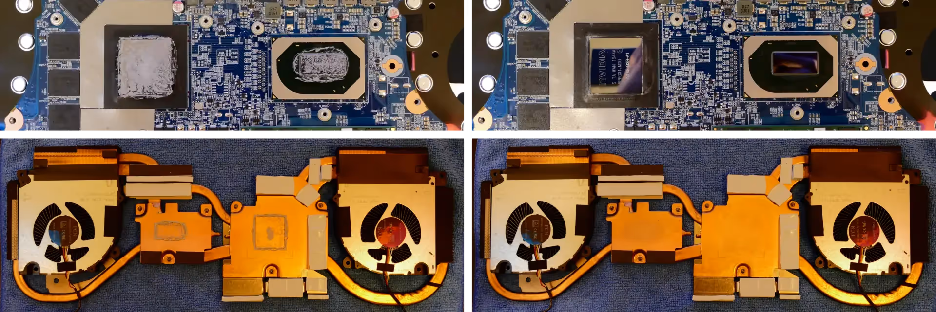 Thermal paste removal