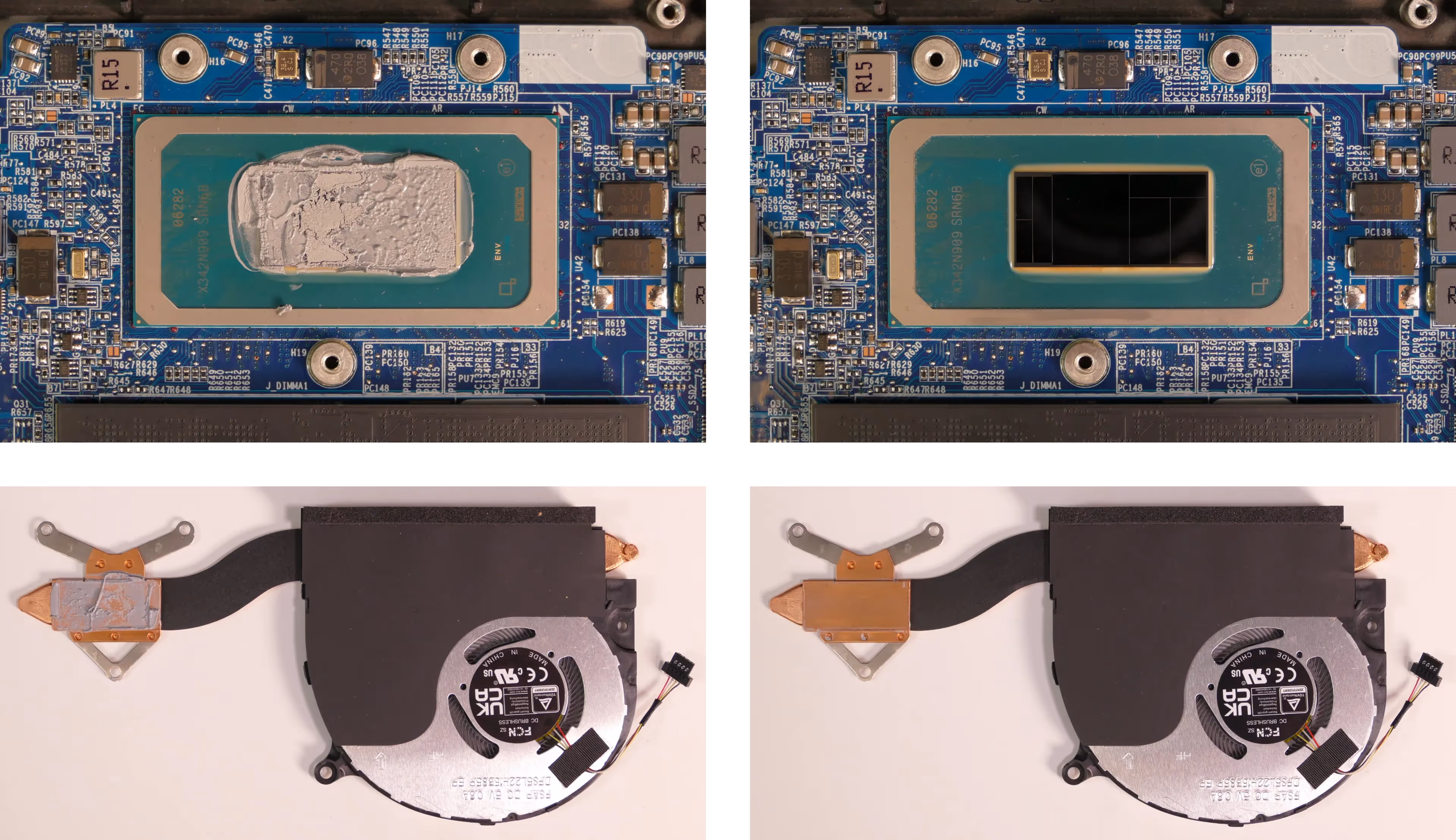Thermal paste removal