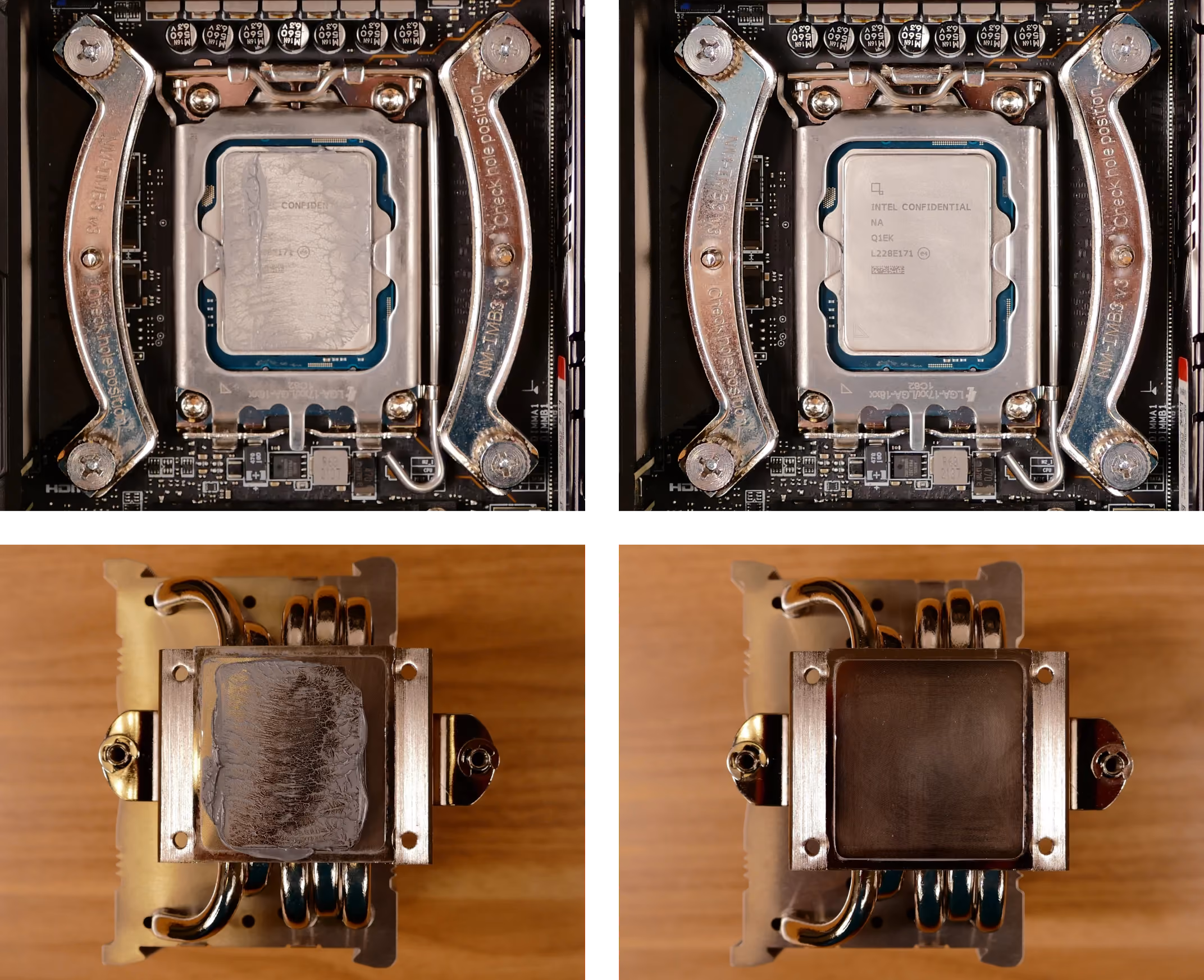 Thermal paste removal