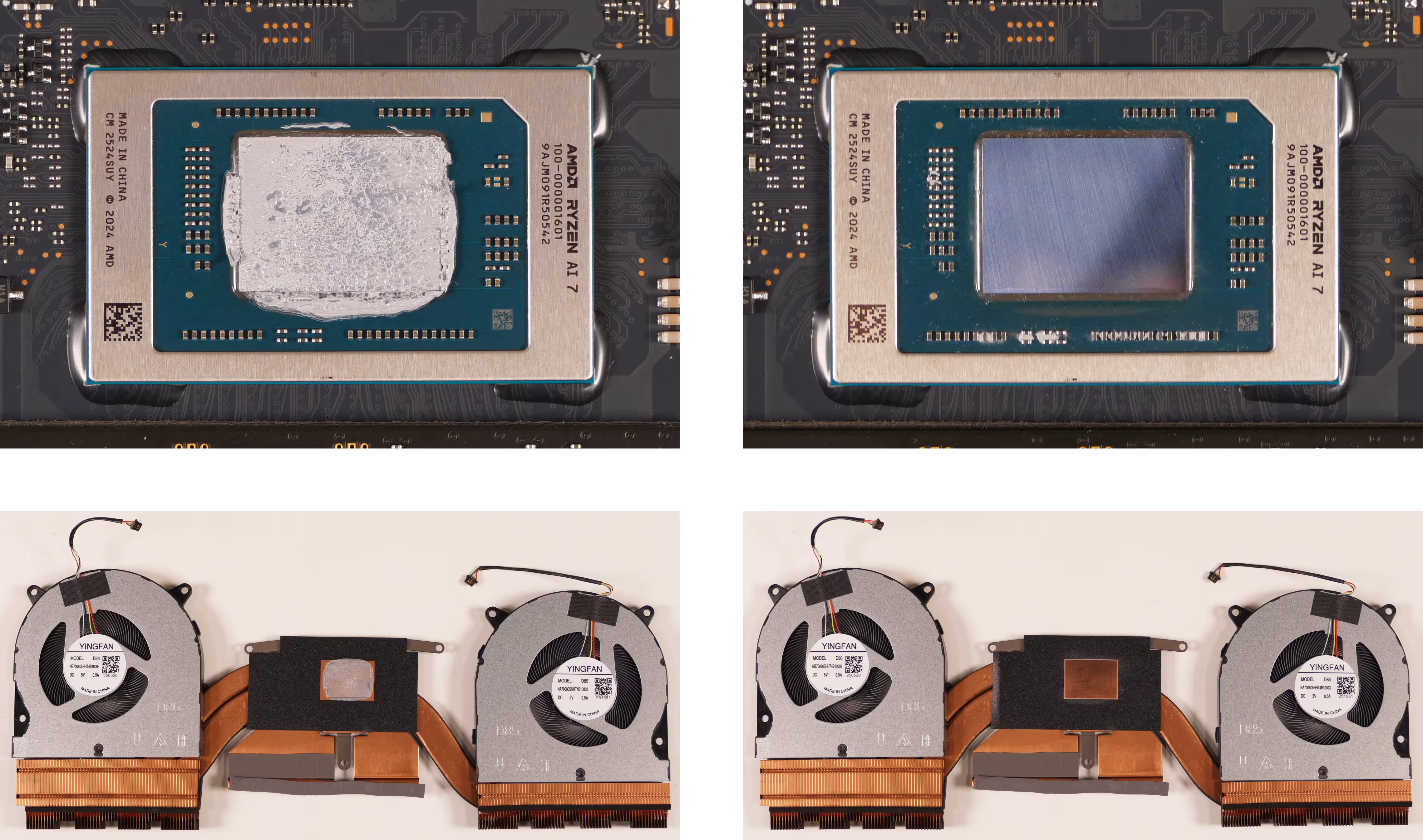 Thermal paste removal