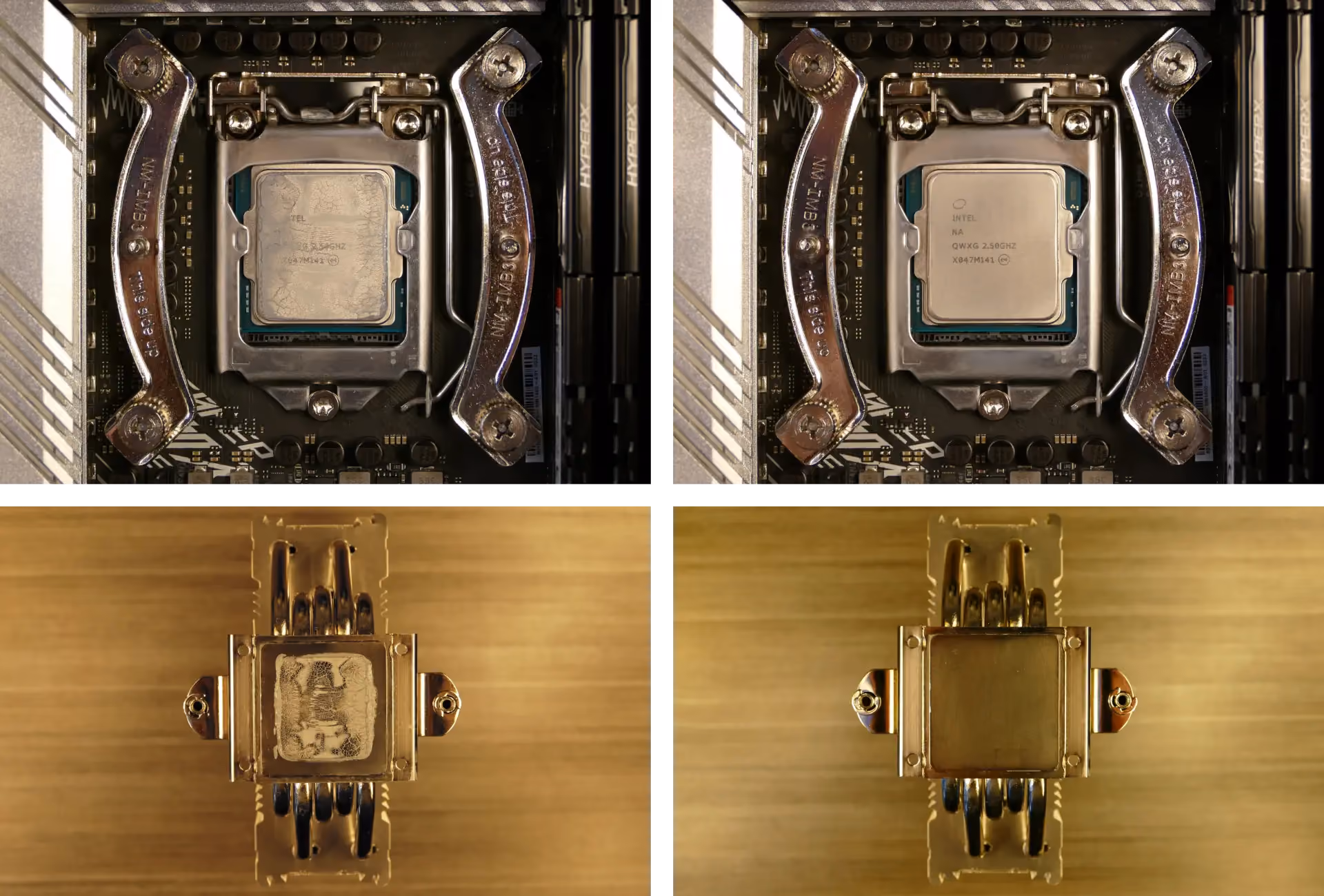 Thermal paste removal