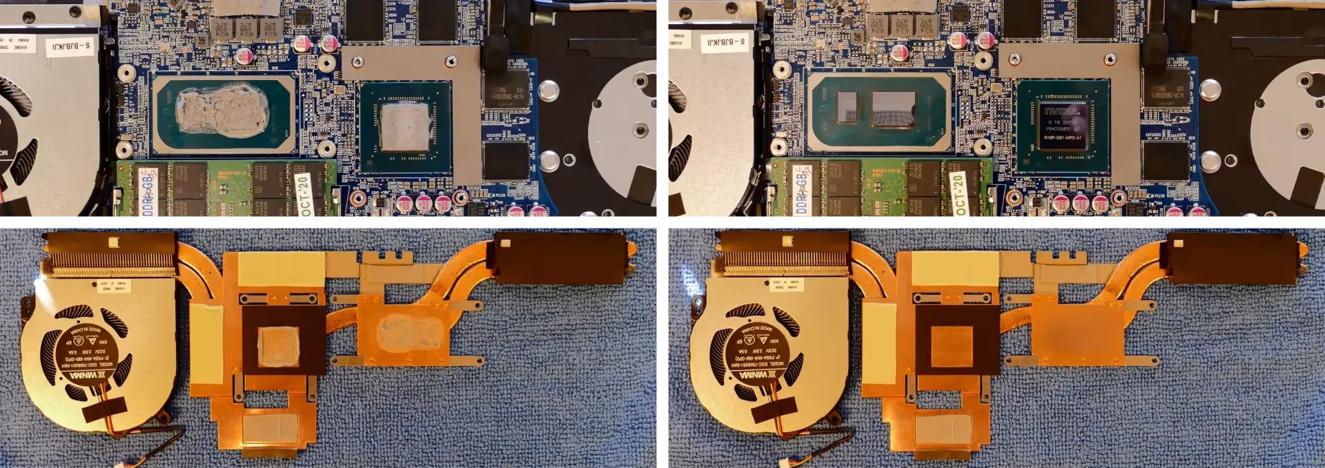 Thermal paste removal