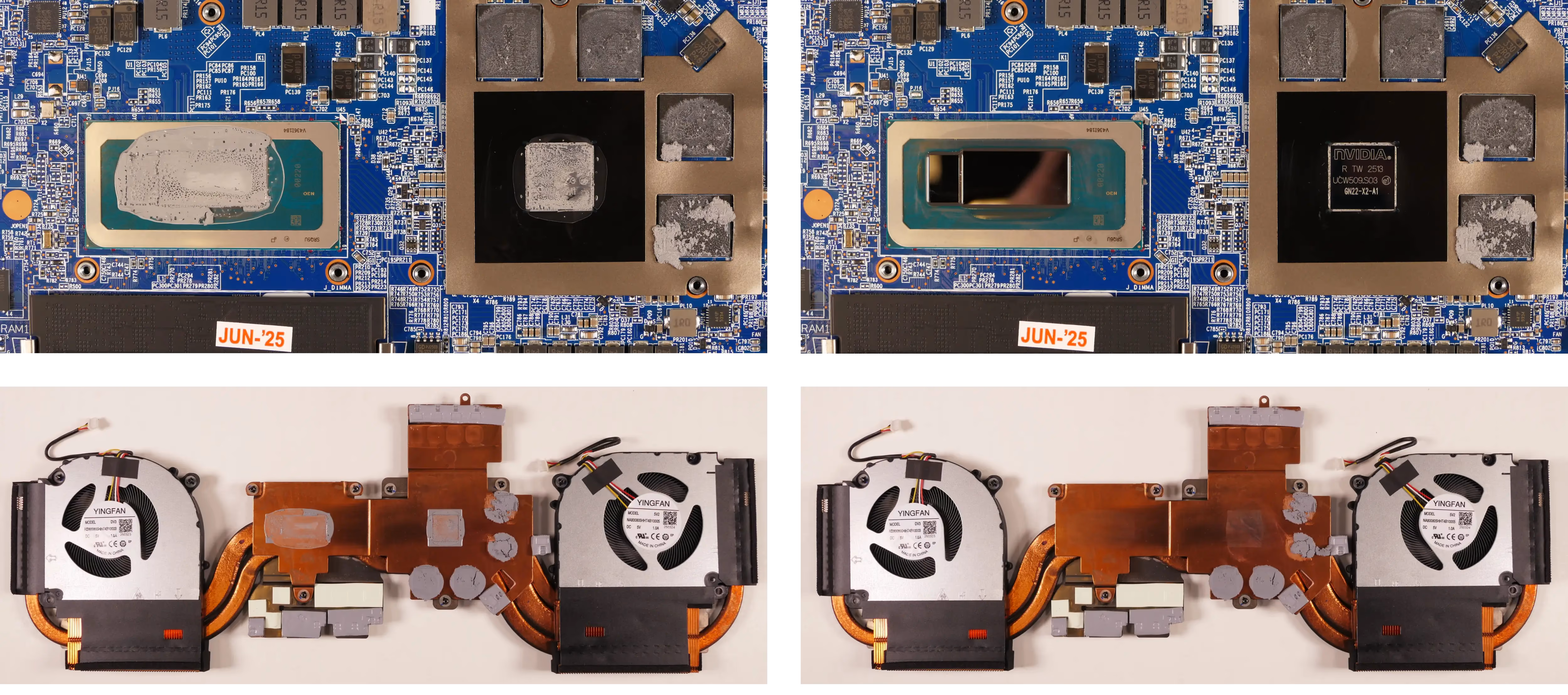 Thermal paste removal