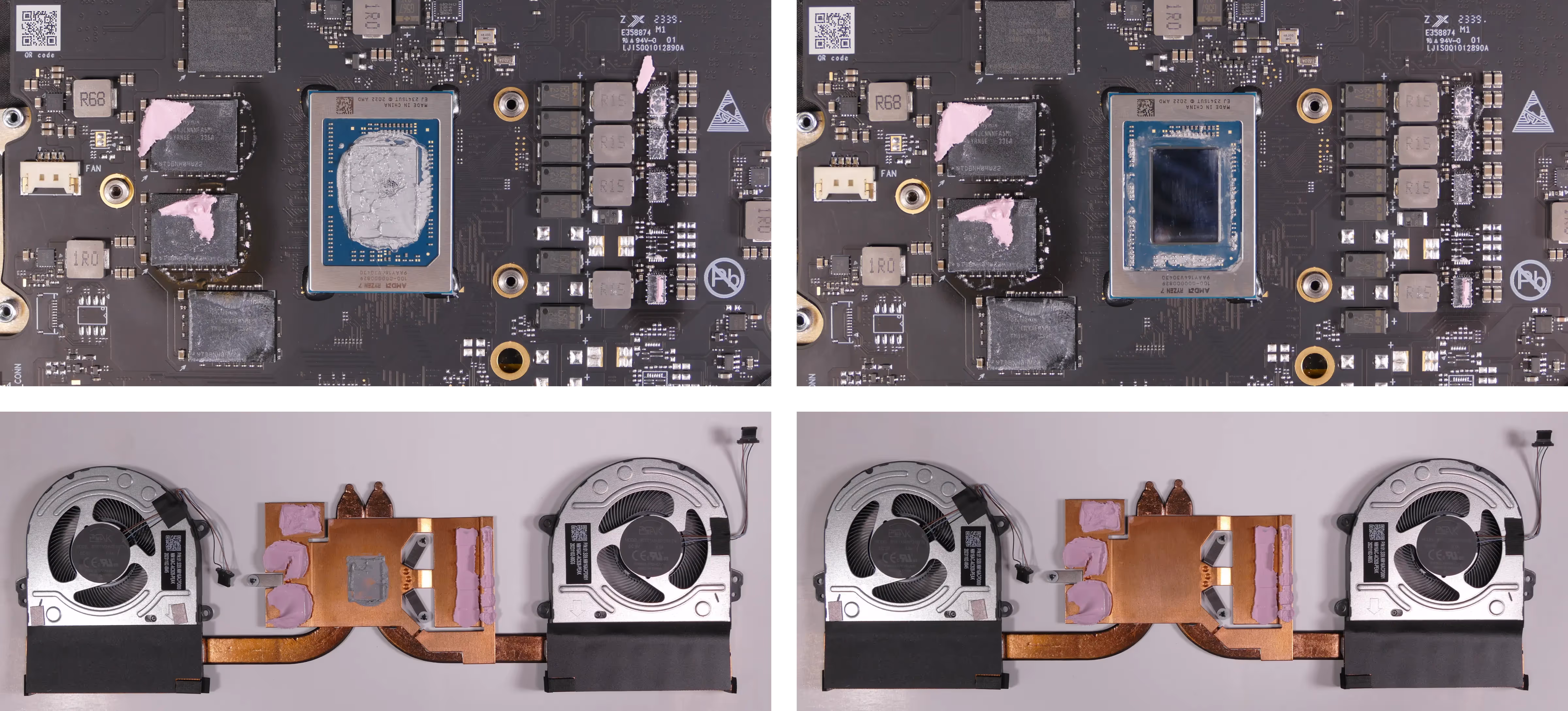 Thermal paste removal